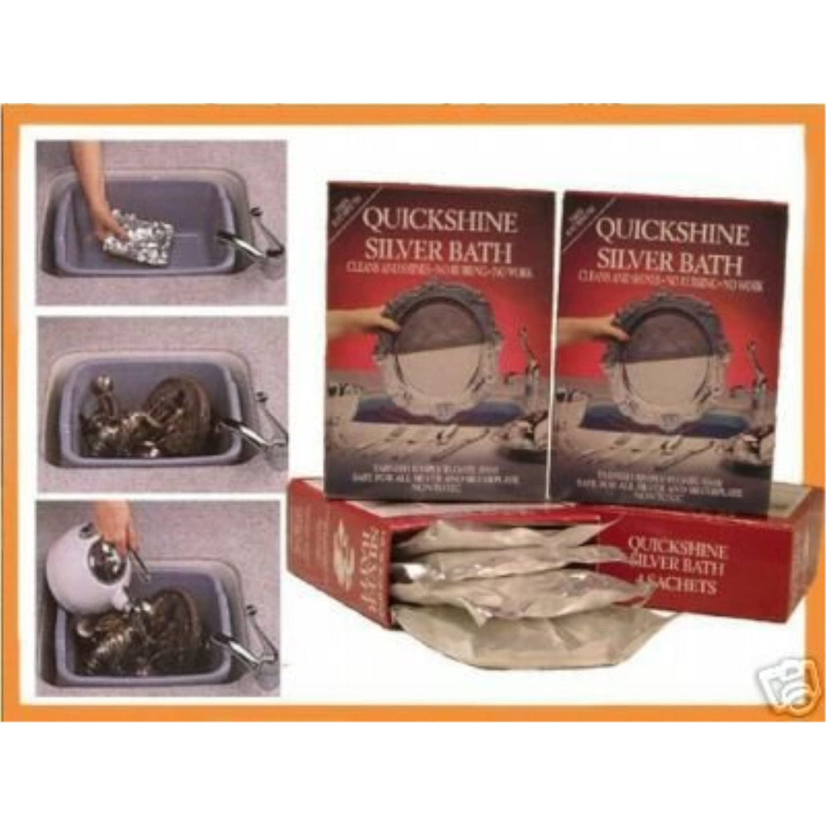 Silver Clean And Shine Bath (4 Count)