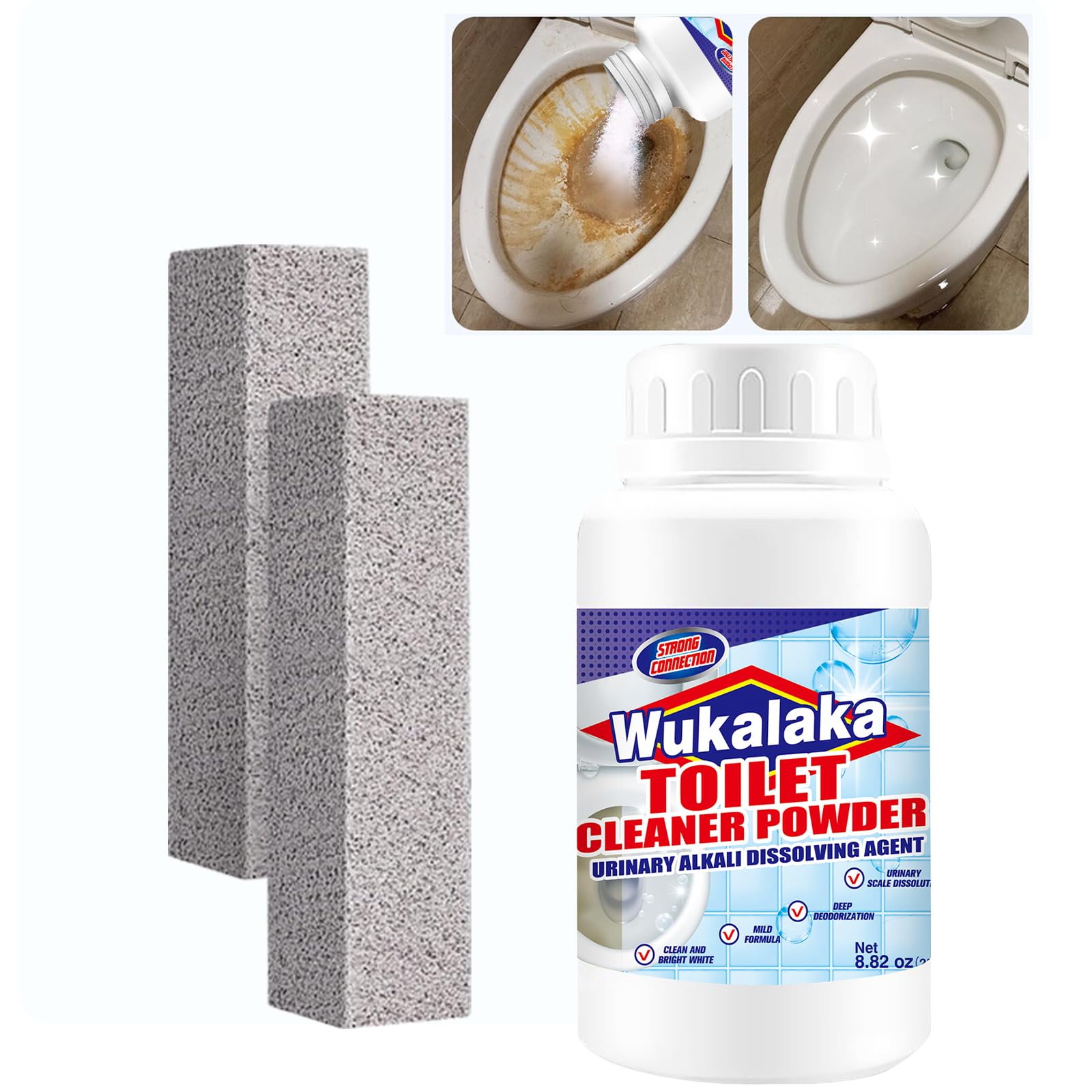 Pumice Stone for Toilet Cleaning Bowl Stick
