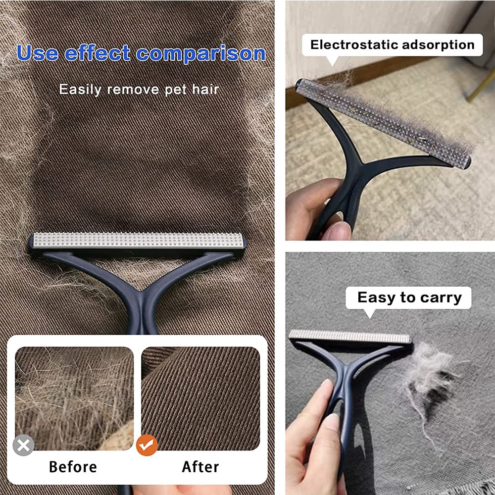 Pet Hair Remover Carpet Rake (2 Count)