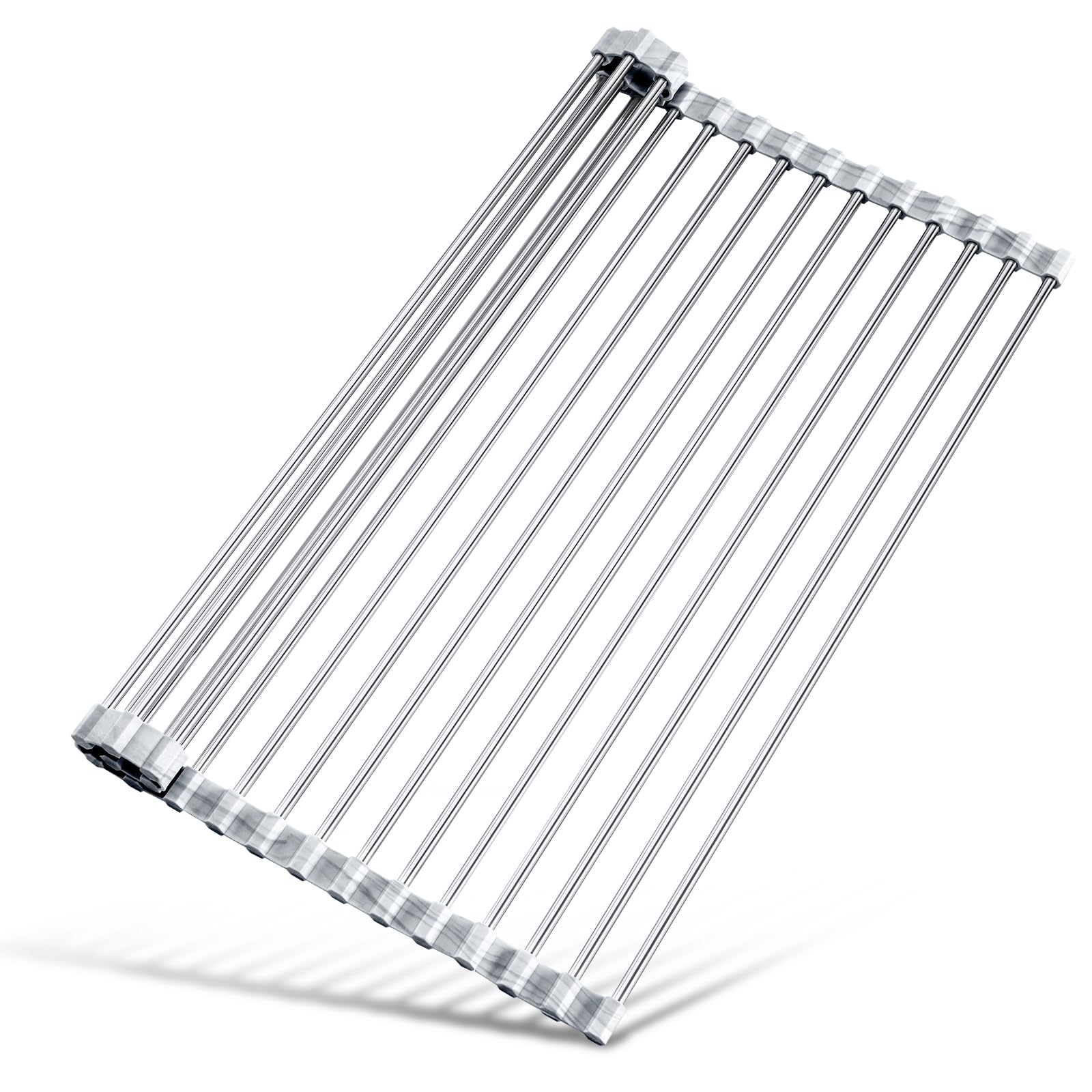 Roll Up Dish Drying Rack Over Sink
