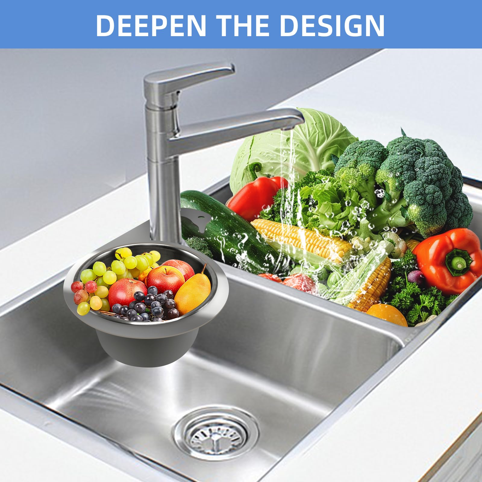 Stainless Steel Drainage Basket