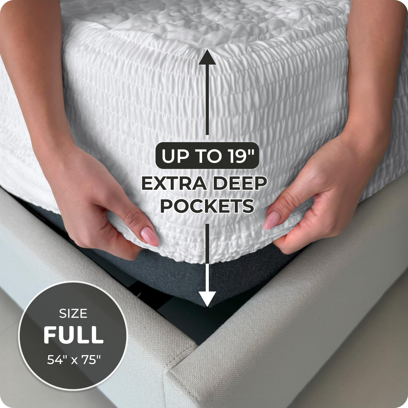 PAULATO BY GA.I.CO Full Size Waterproof Mattress Protector