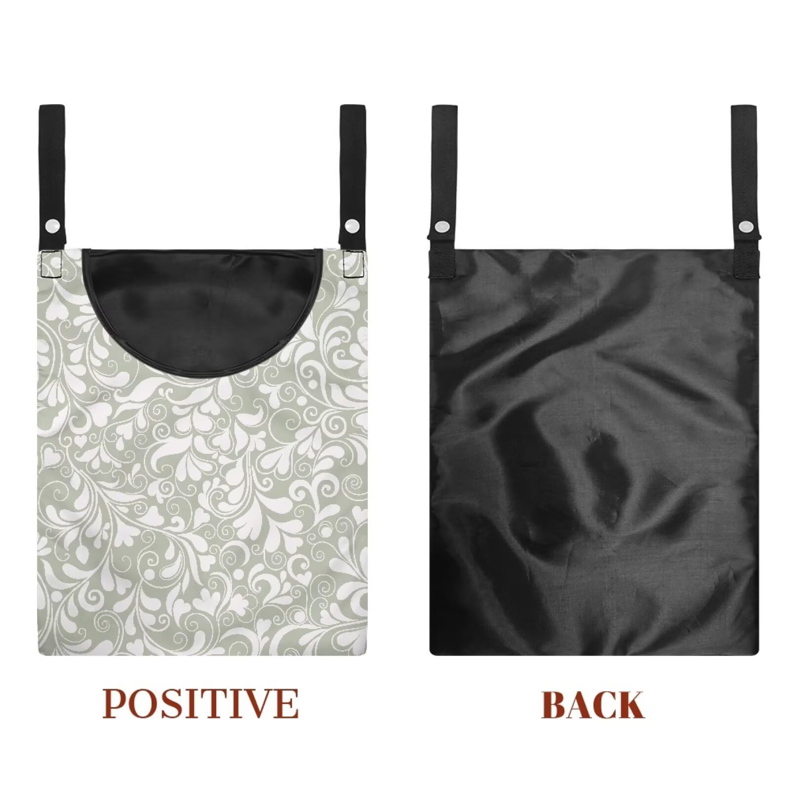 Large Clothespin Storage Bag 14.5"x12" with Oversized Opening