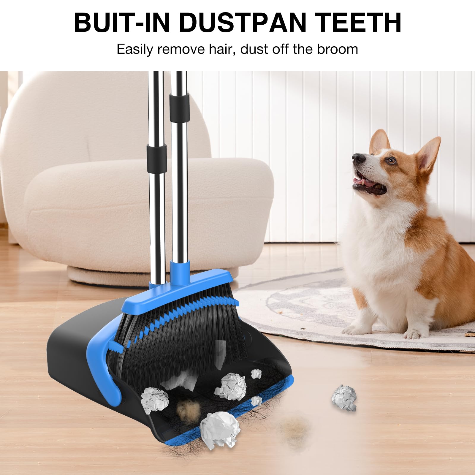 Broom and Dustpan Set (3 Count)