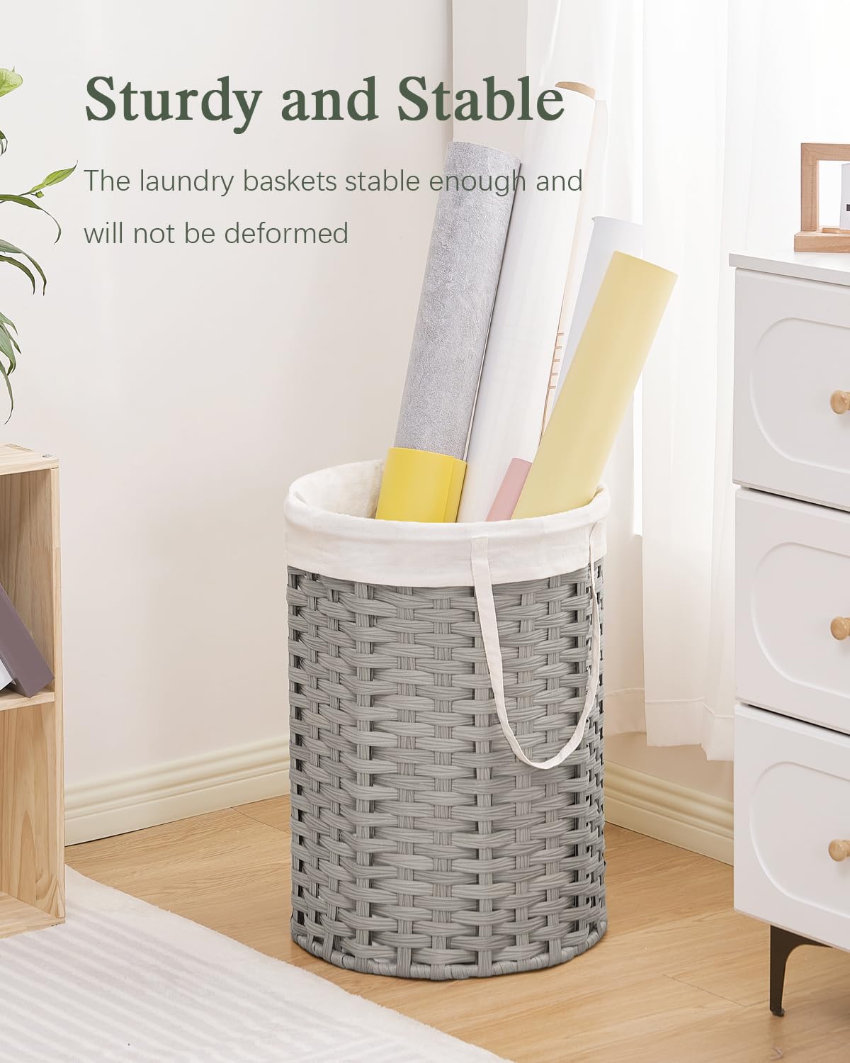 Laundry Hamper Laundry Basket Round 19.0 Gal