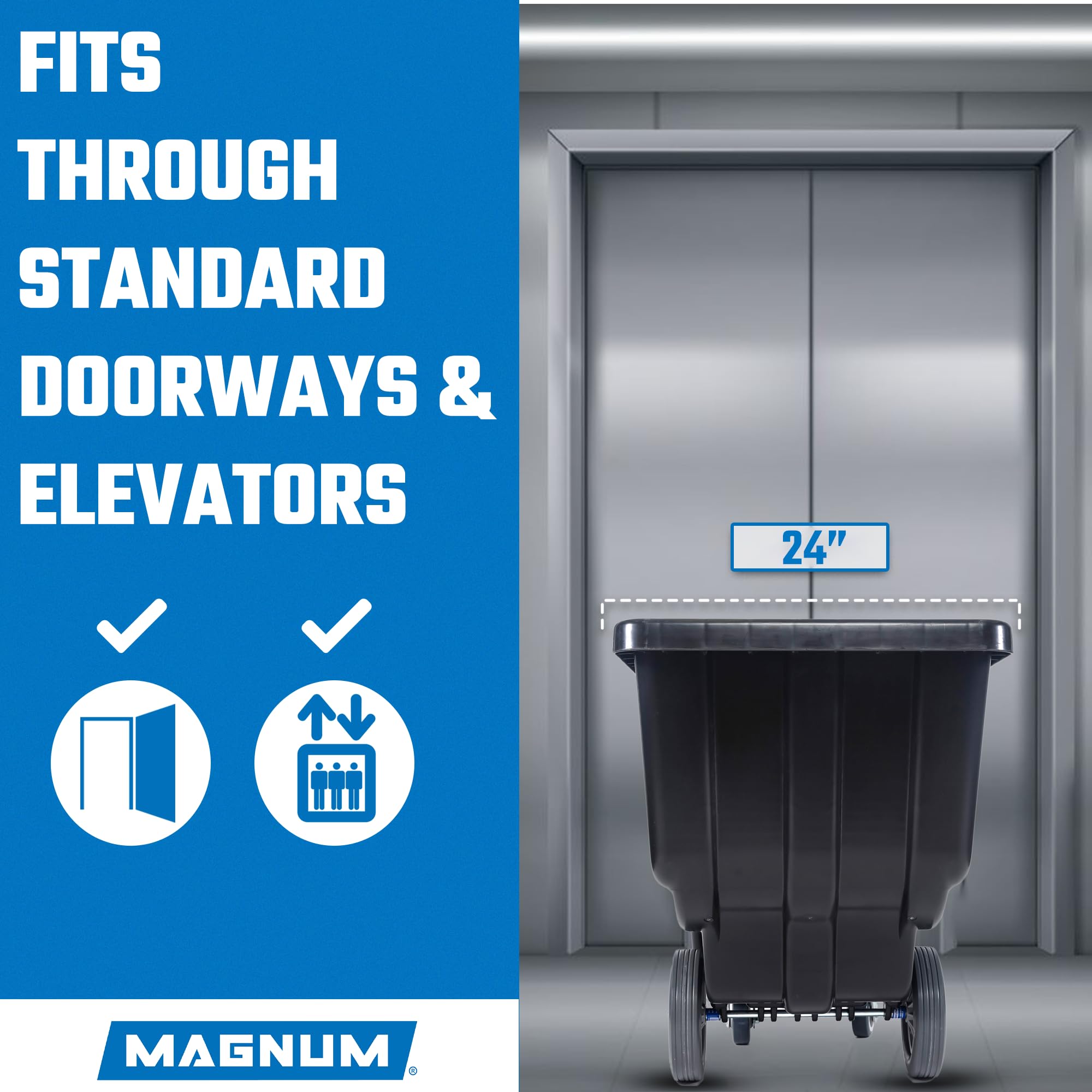 Tilt Truck, 1/2 Cu. Yd. Capacity Dump Cart with Heavy Duty 12” Wheels & 5” Casters for Handling, Transporting on Construction Jobsites, 750 lbs, Trash Cart with Wheels DUC12A-04PK (4-Pack) (4 Count)
