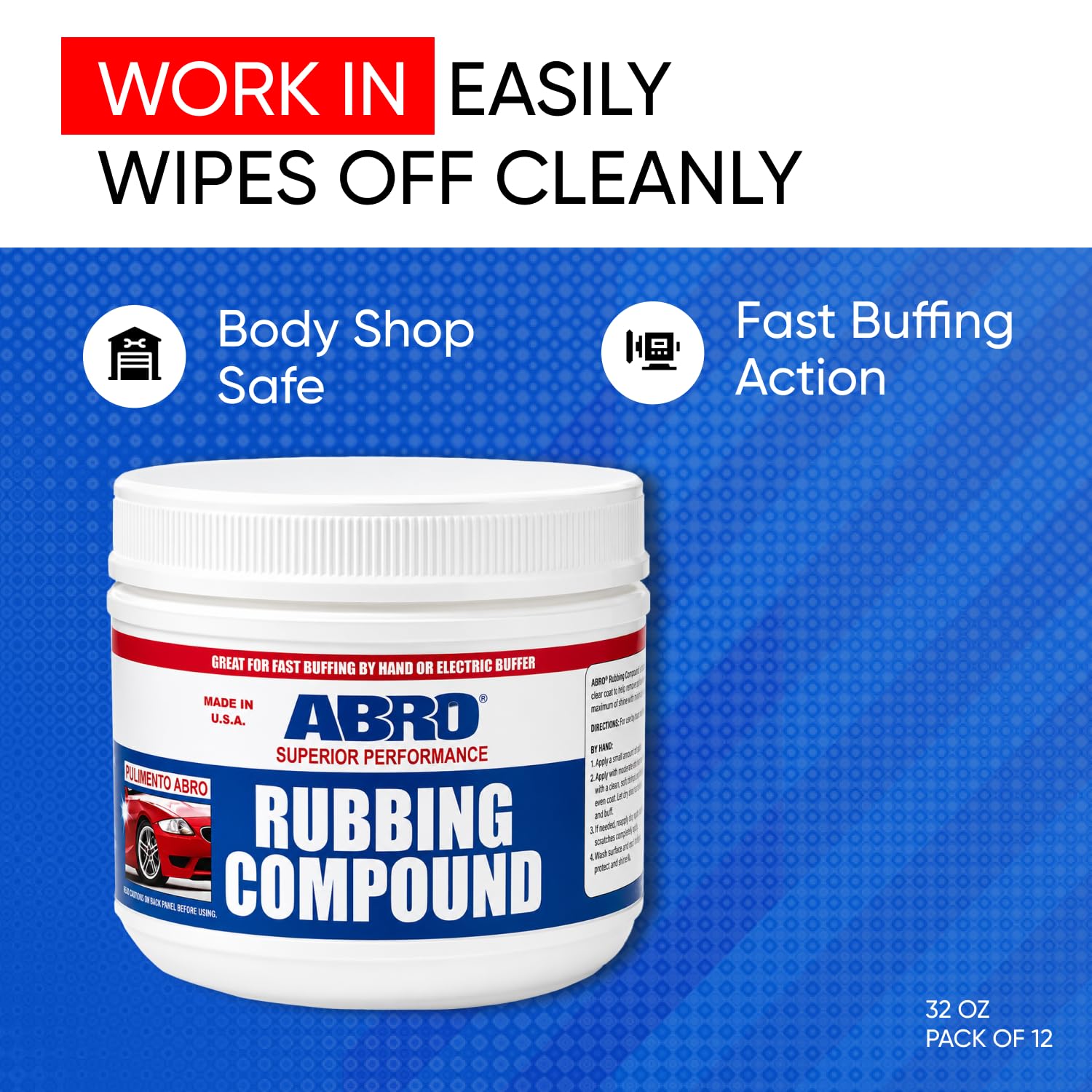 Superior Performance Rubbing Compound (12 Count)