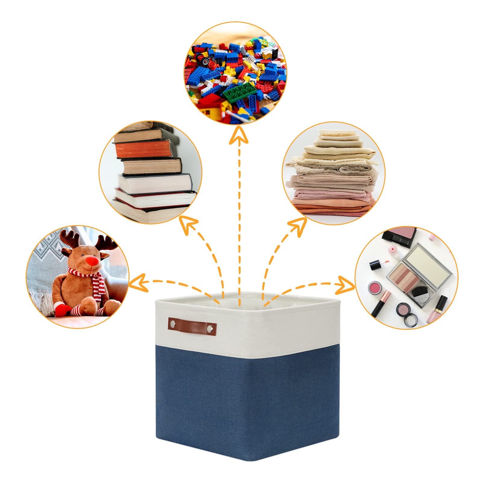 Foldable Storage Cubes 12 x 12 Organizer Bins (4 Count)