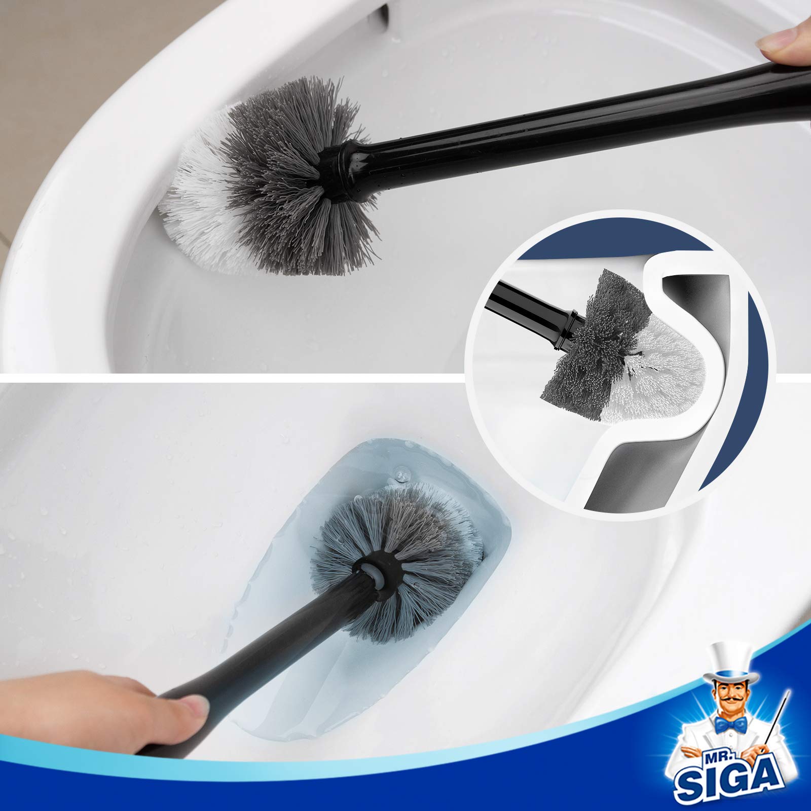 Toilet Bowl Brush and Holder
