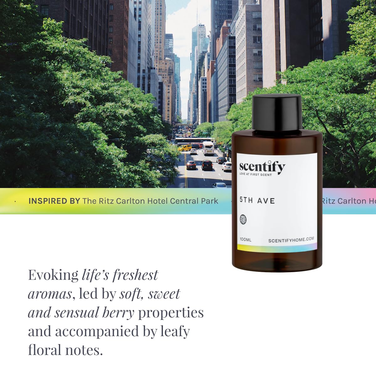 5th Ave Aroma Oil Refill Scent for Oil Diffusers (16 Fl Oz)
