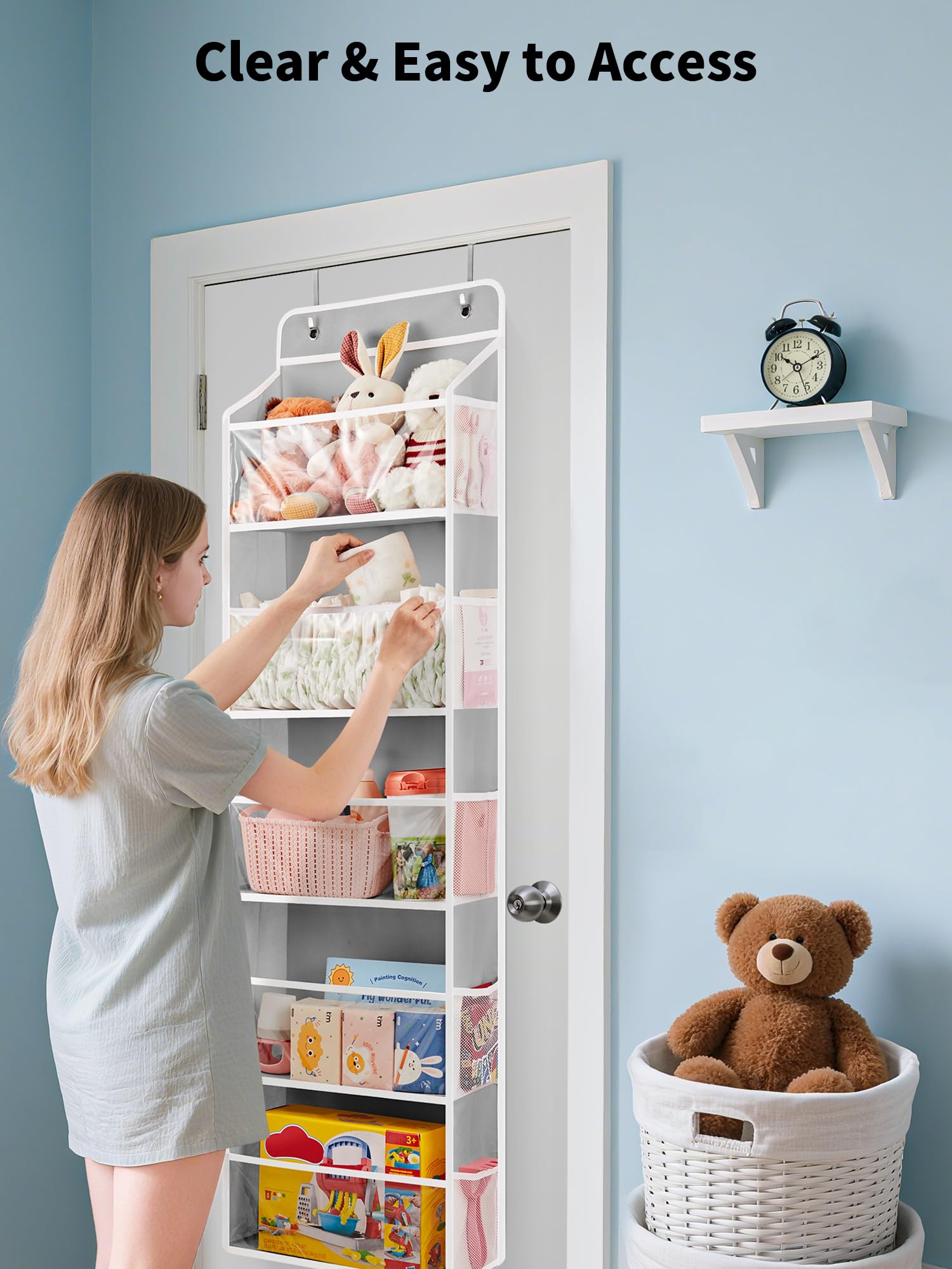 Over The Door Toy Storage Organizer w