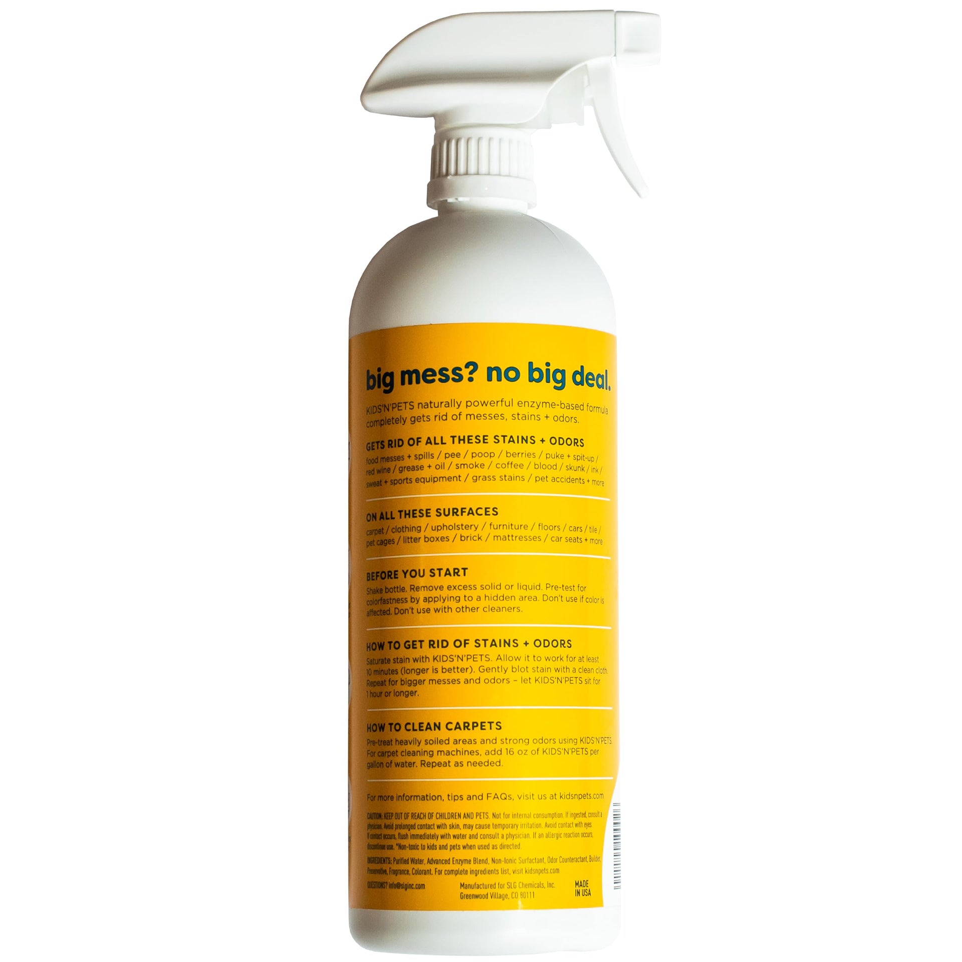 Instant All Purpose Stain & Odor Remover Permanently Eliminates Dog Pee (27 Fl Oz)