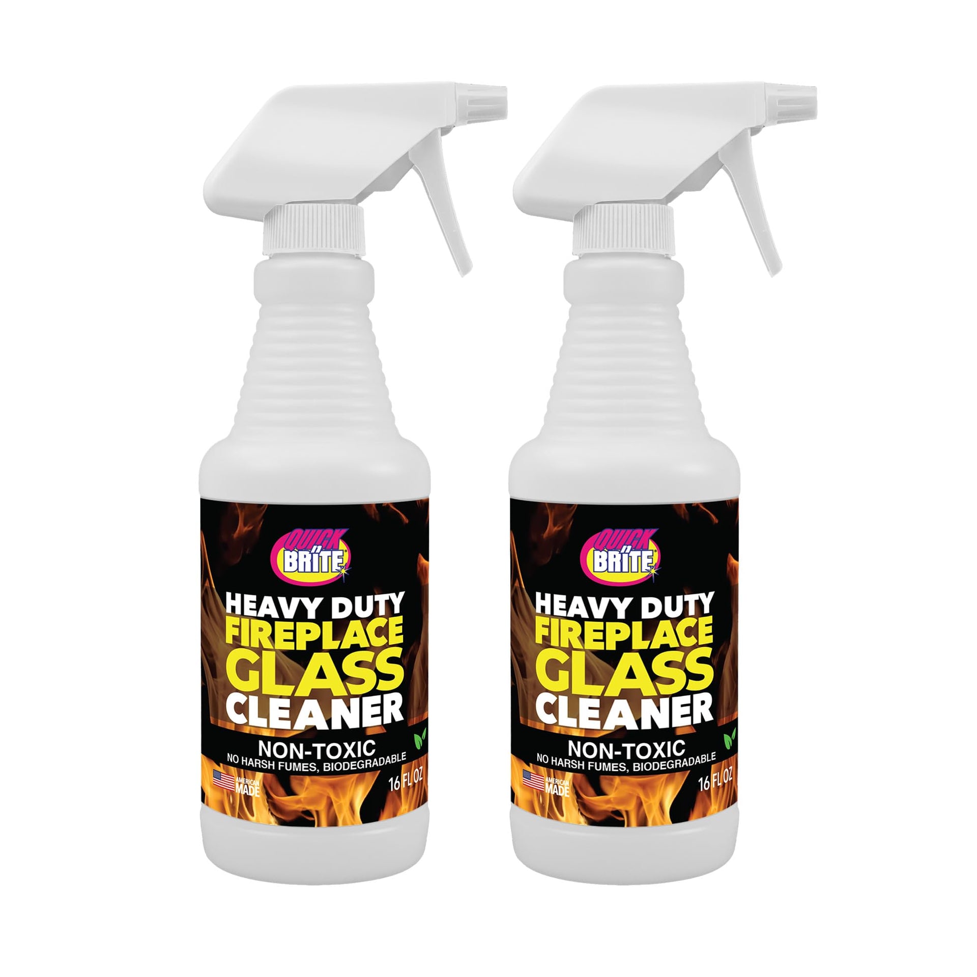 Fireplace Glass Cleaner 16oz (32 Fl Oz)