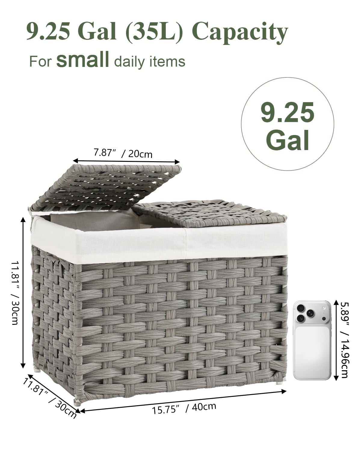 Storage Basket with Lid