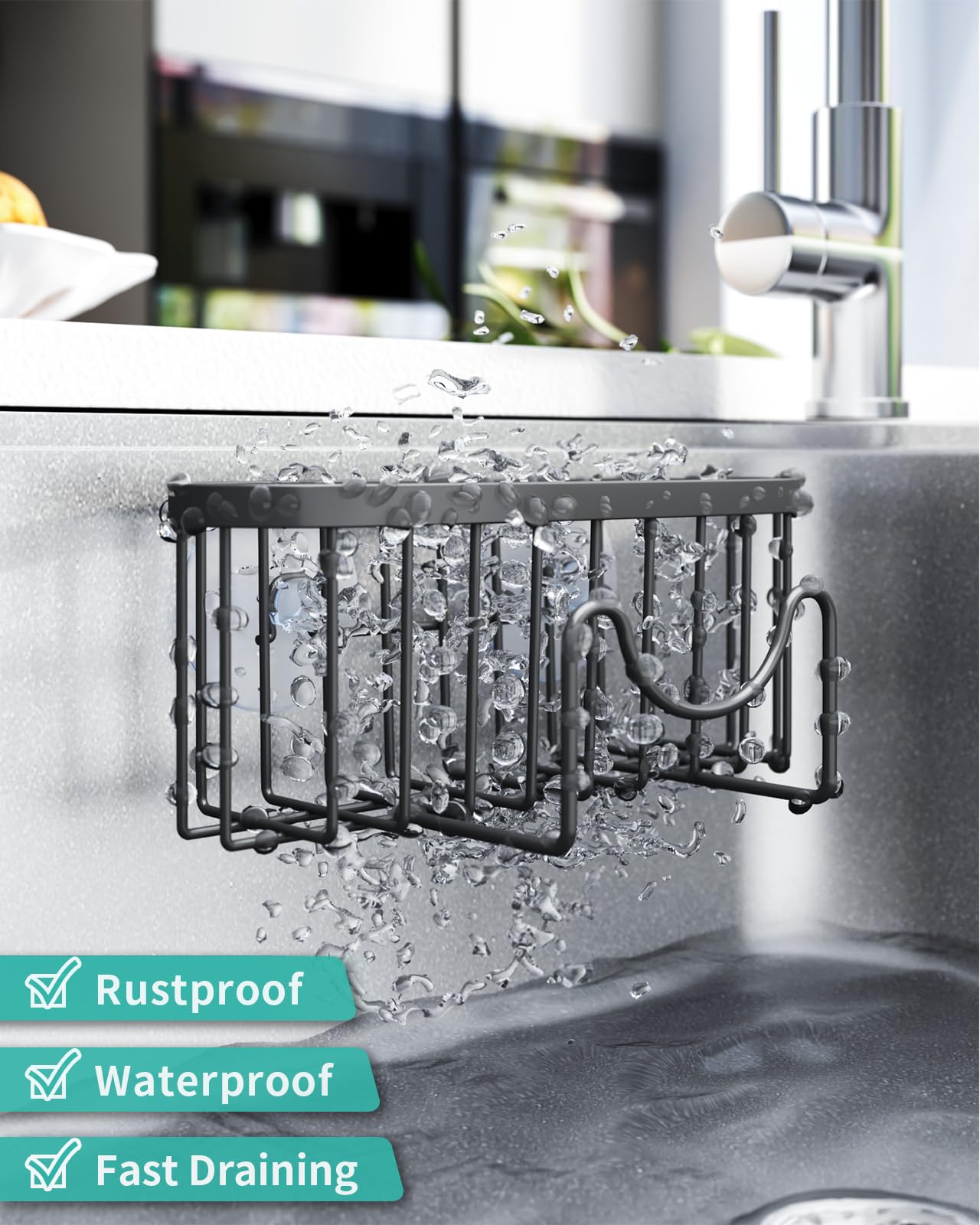 Kitchen Sponge Holder for Sink