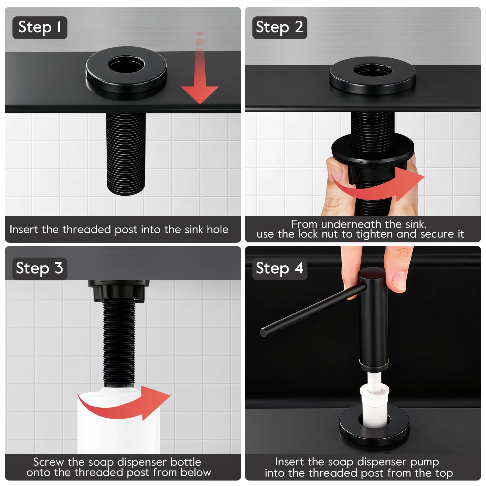 Soap Dispenser for Kitchen Sink