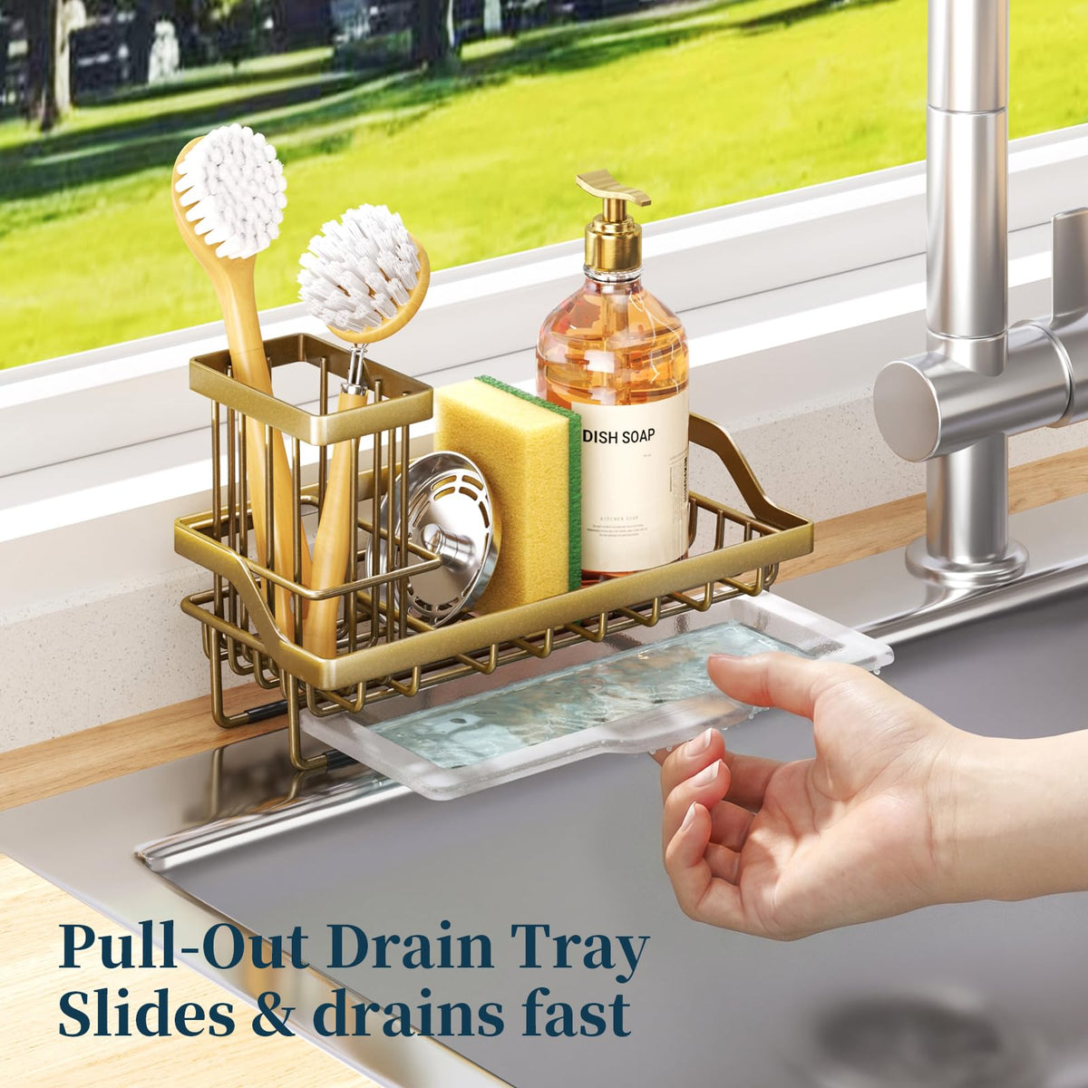 Sponge Holder for Kitchen Sink