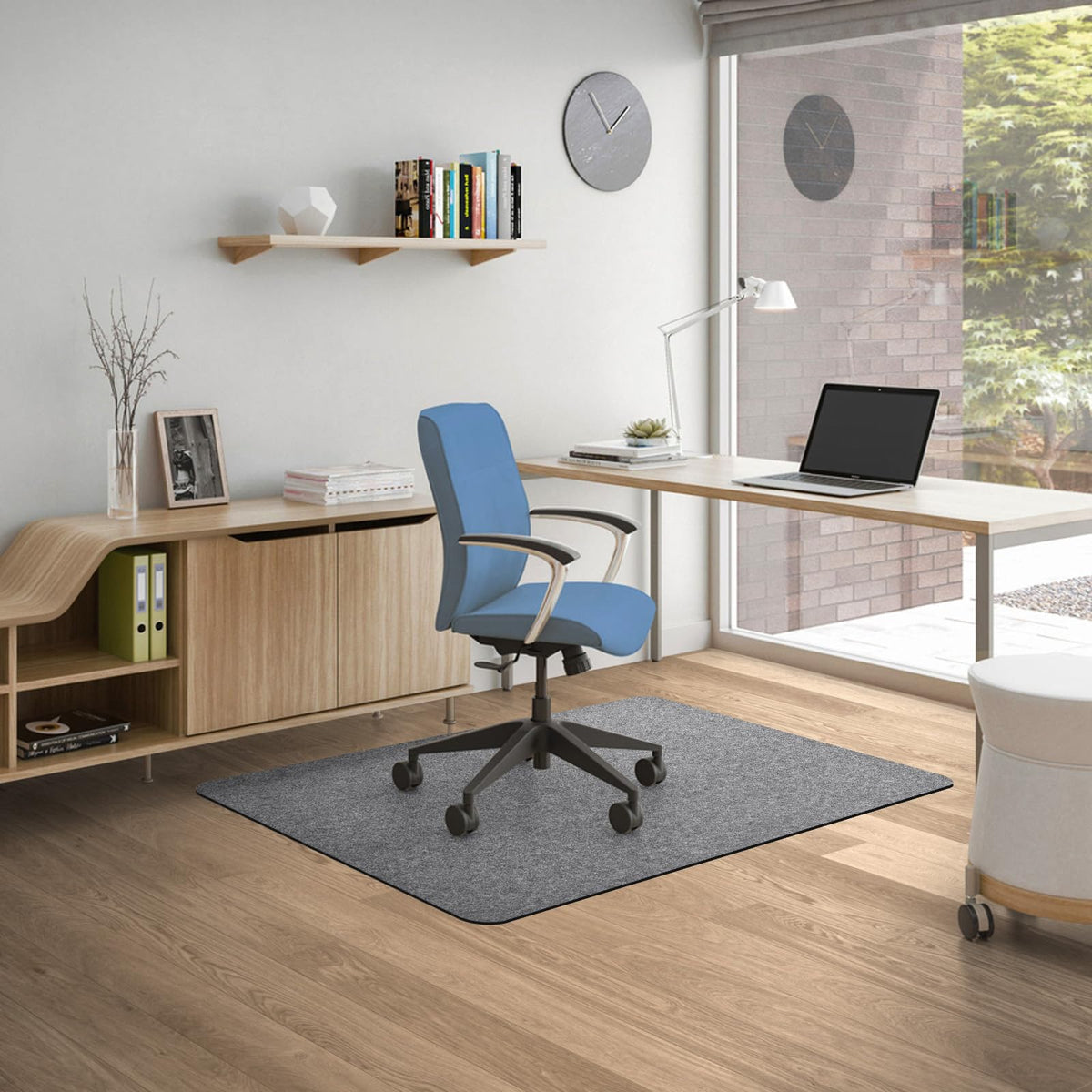 2 Pack Desk Chair Mat for Hardwood Floor & Tile 55"" x35 Office Chair Mat for Rolling Chairs Large Anti (2 Count)