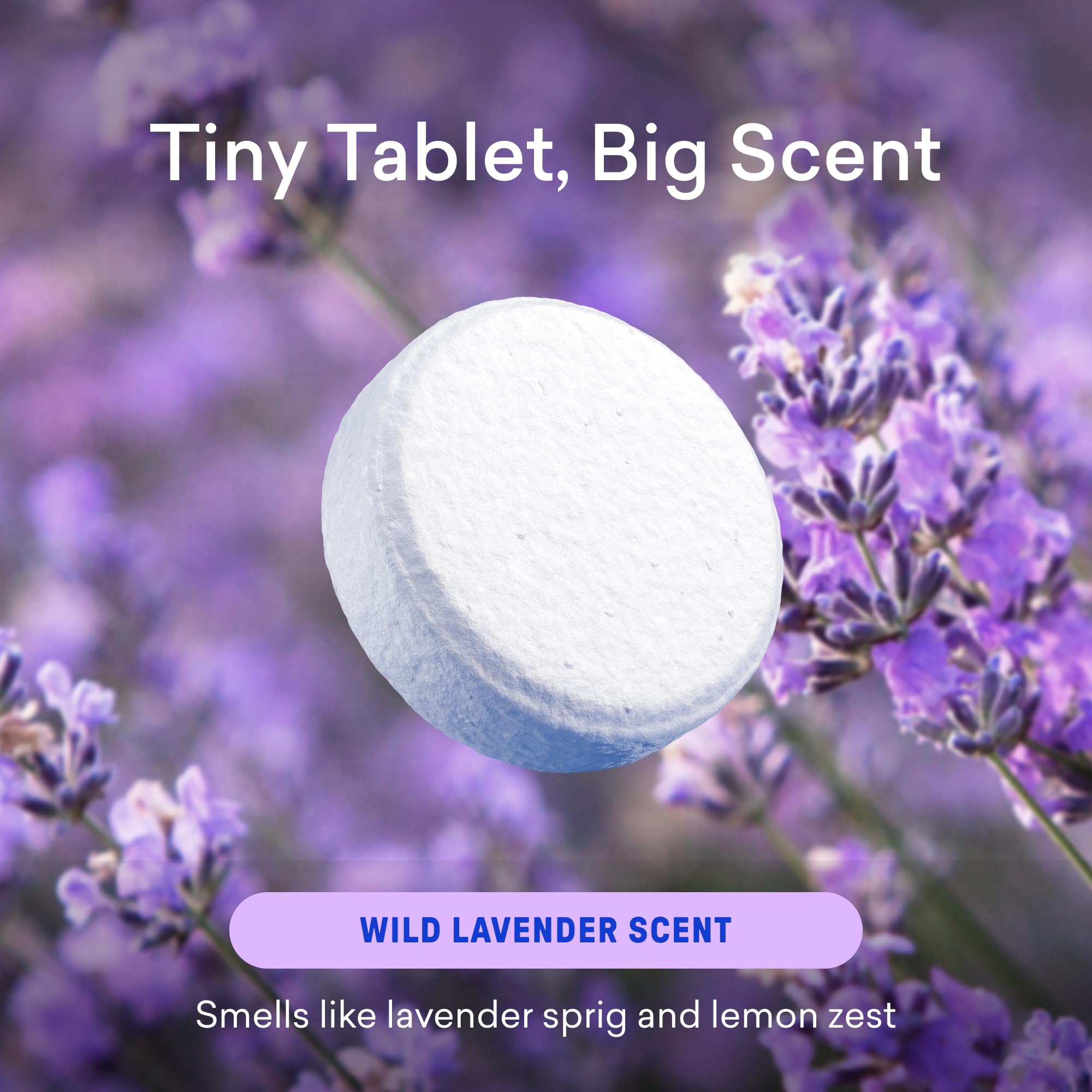 100% Plastic Free Toilet Bowl Cleaner Tablets Set (14 Count)