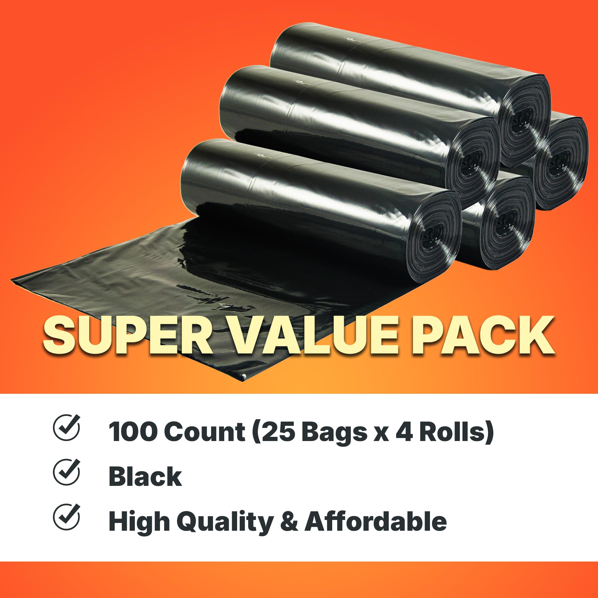 45 Gallon Trash Bags (100 Count)