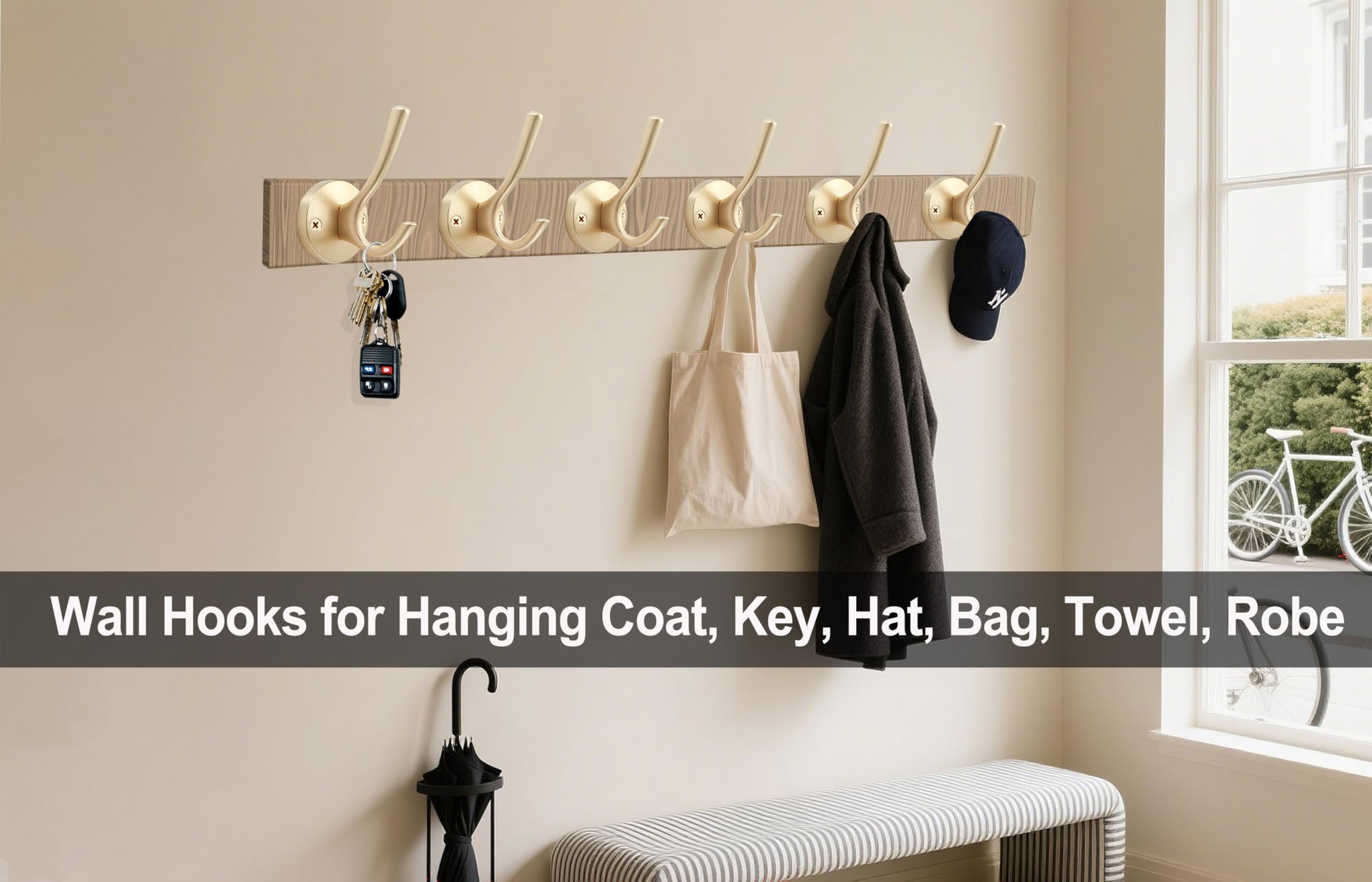Gold Wall Hooks