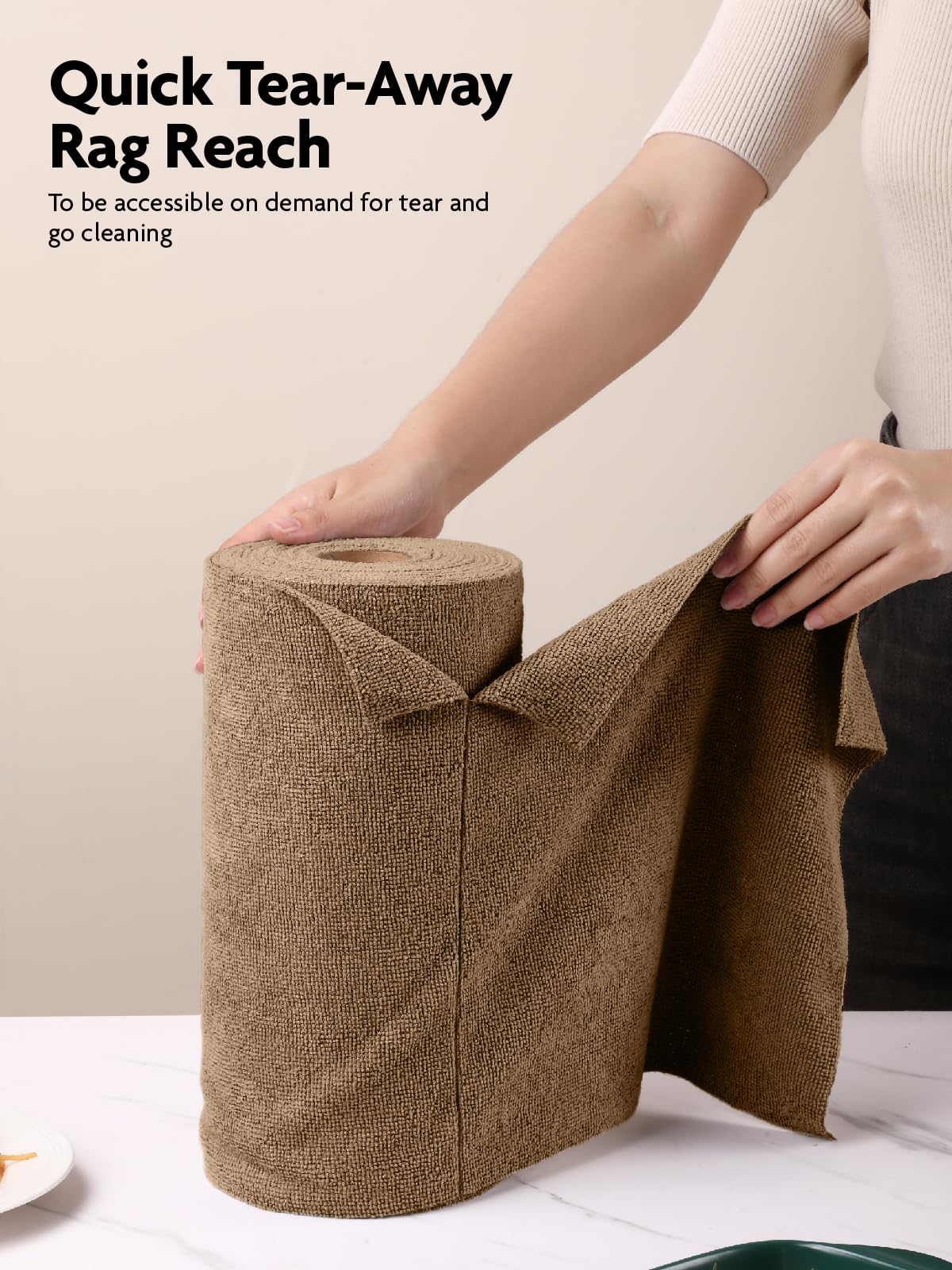 Microfiber Cleaning Cloth Roll (40 Count) - ModHome Supplies