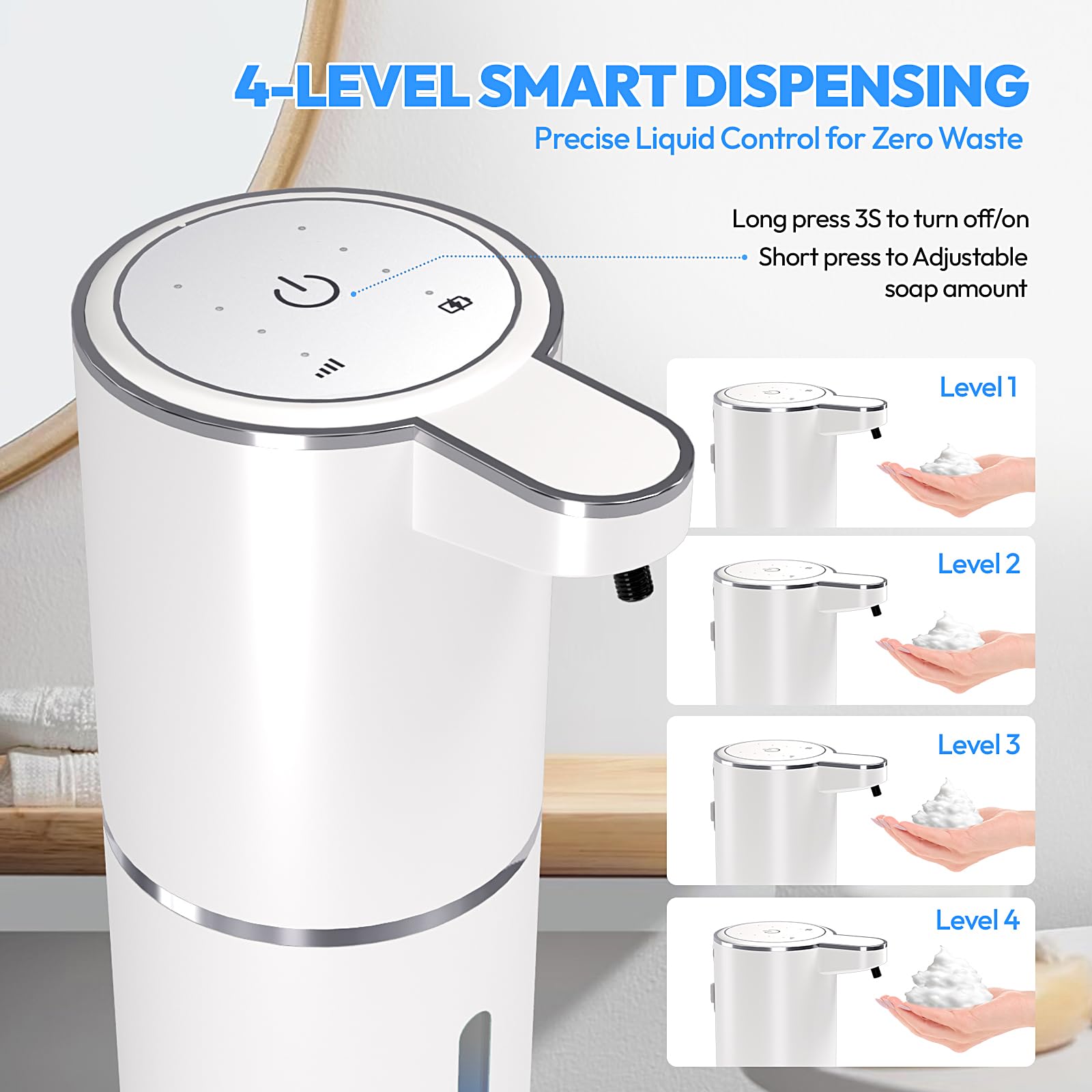 2 Pack Automatic Foaming Soap Dispenser (2 Count)
