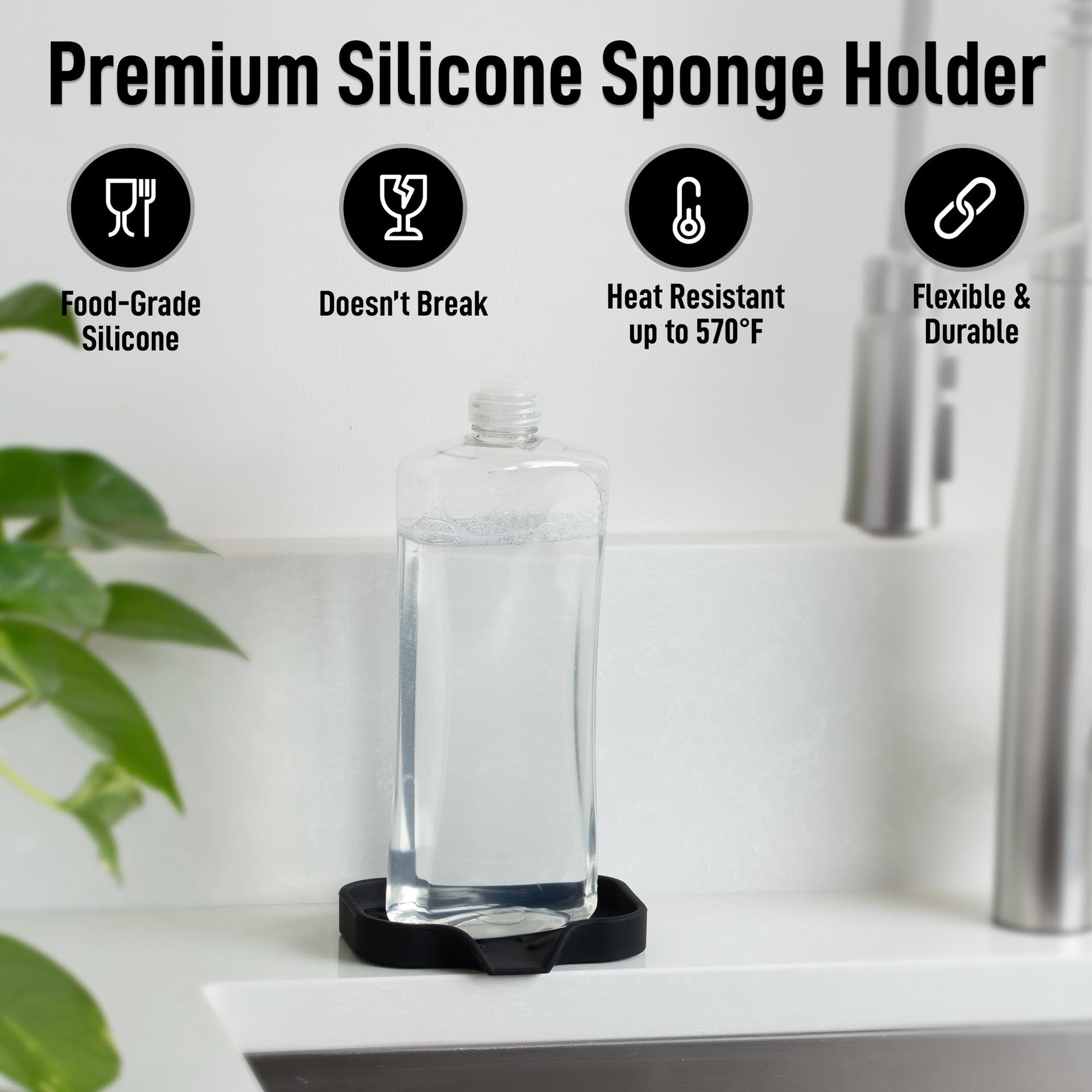 Small Silicone Sponge Holder