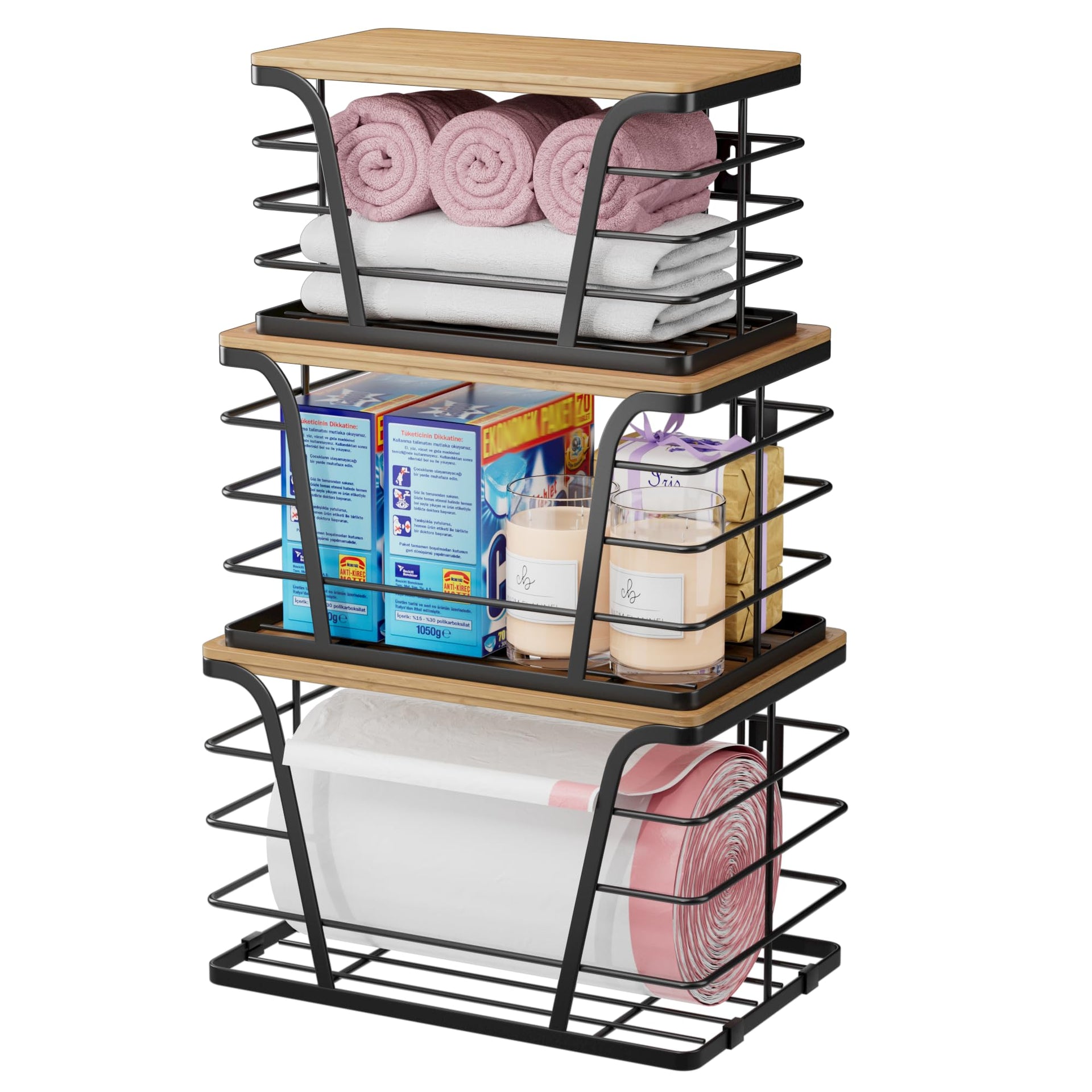 3 Pack Stackable Pantry Organizer (3 Count)