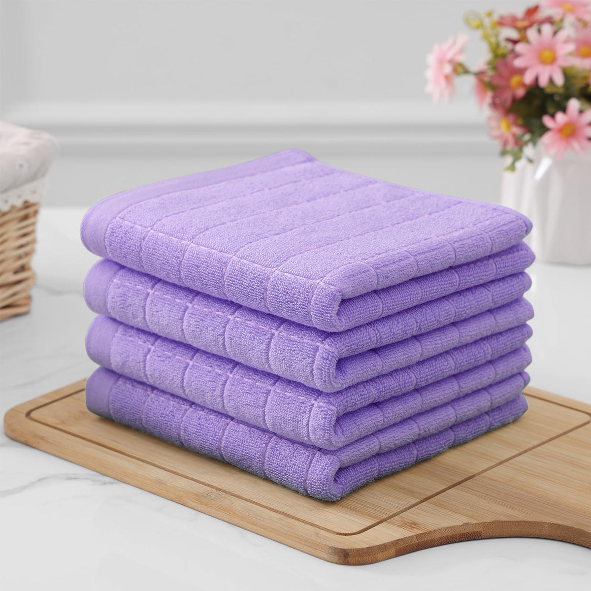 100% Cotton Terry Kitchen Towels (12 Count)