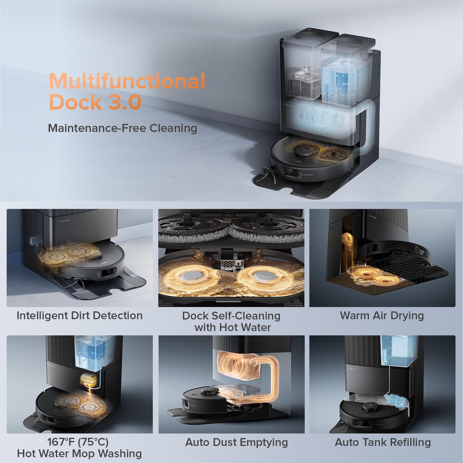 Qrevo Edge S5A Robot Vacuum and Mop