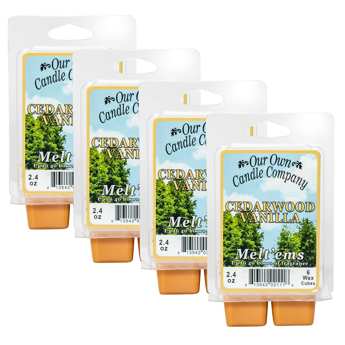 Cedarwood Vanilla Wax Melts (9.6 Ounce)