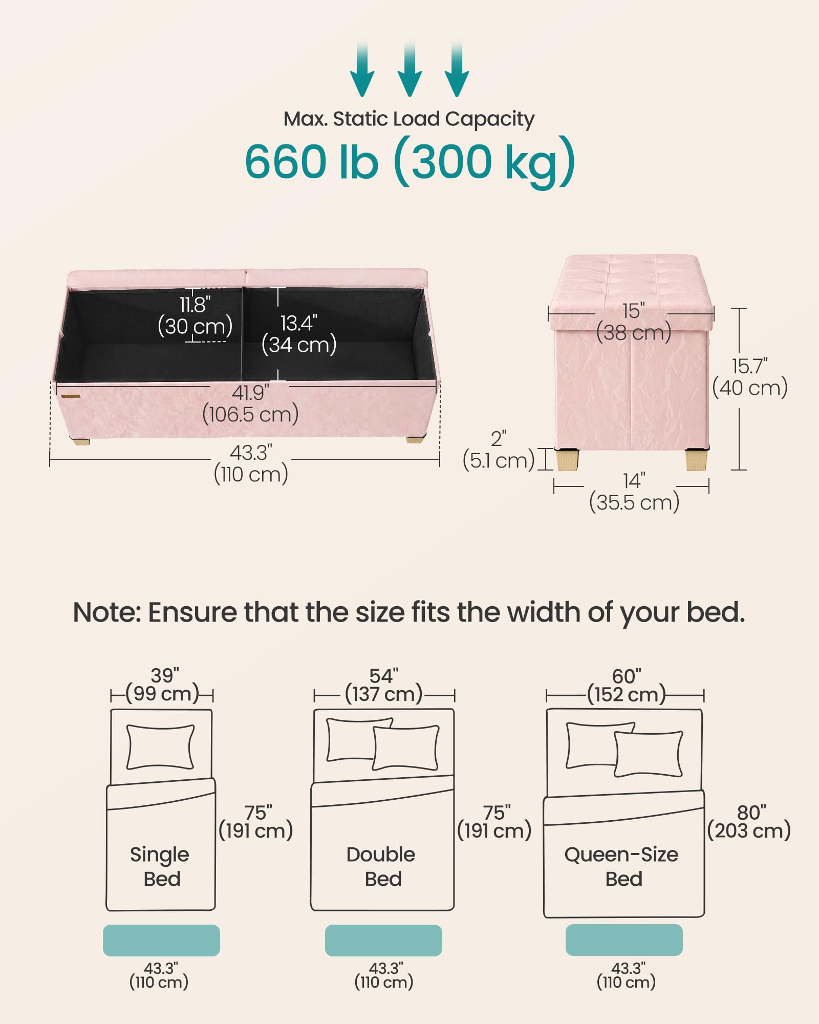 Storage Ottoman Bench