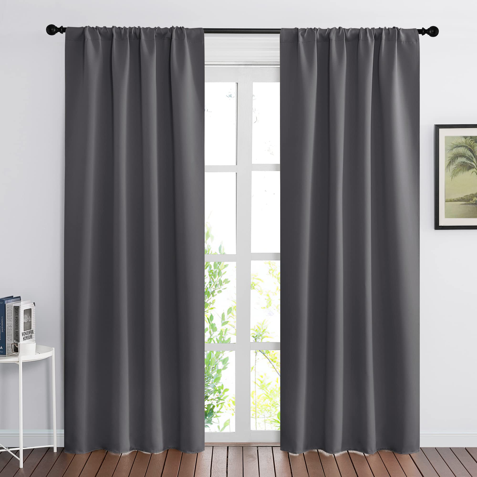 2 Panels Blackout Doorway Curtains (2 Count)