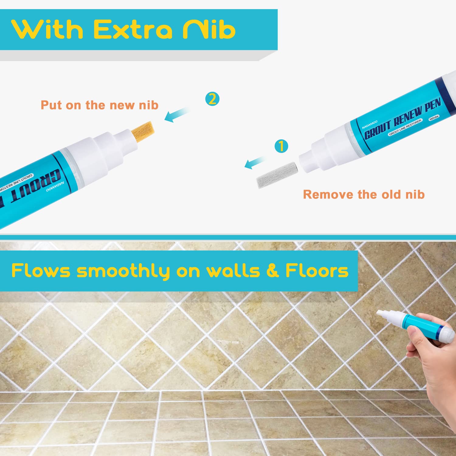 Grout Renew Pen White