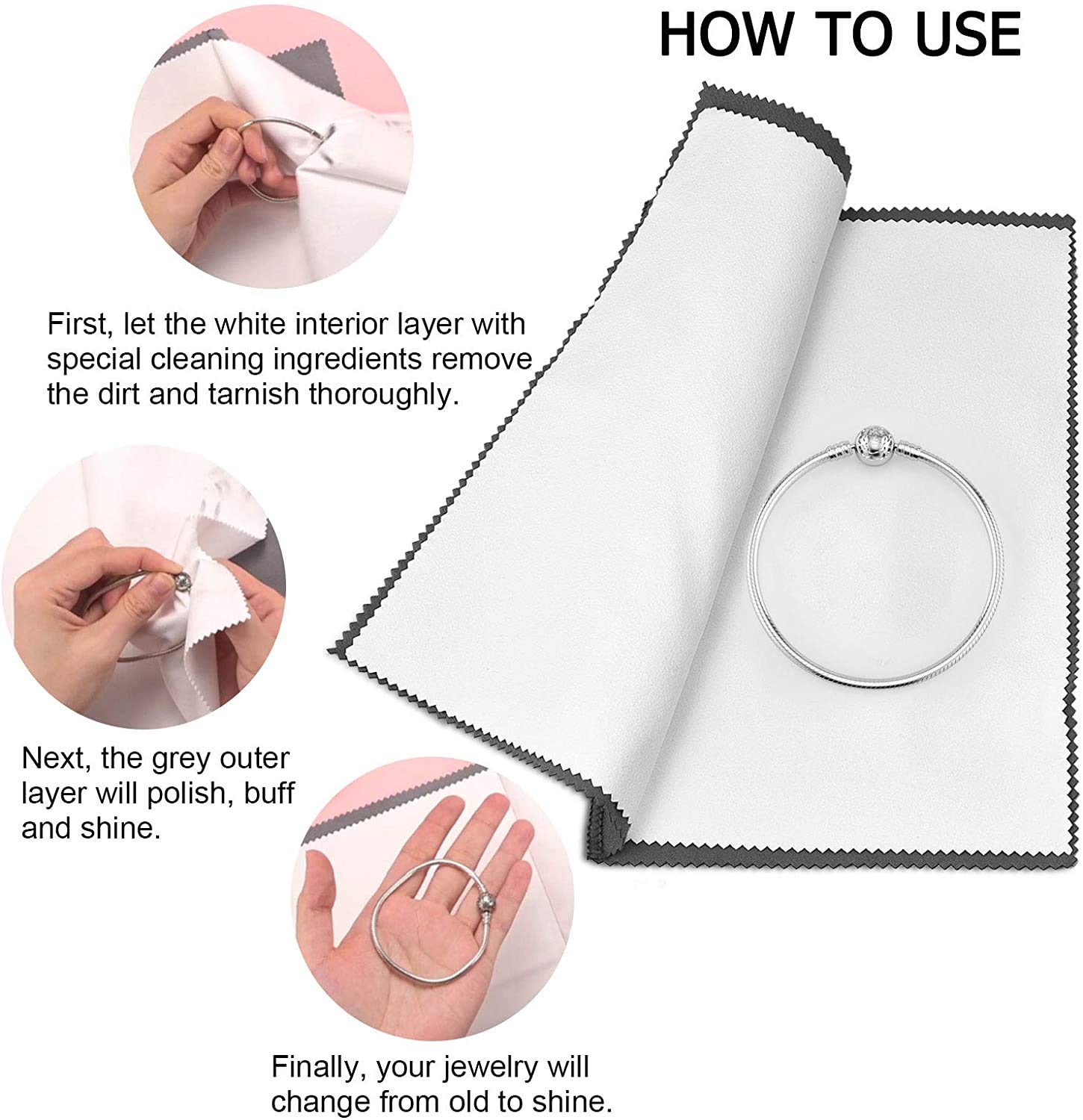 Silver Polishing Cloth (4 Count)