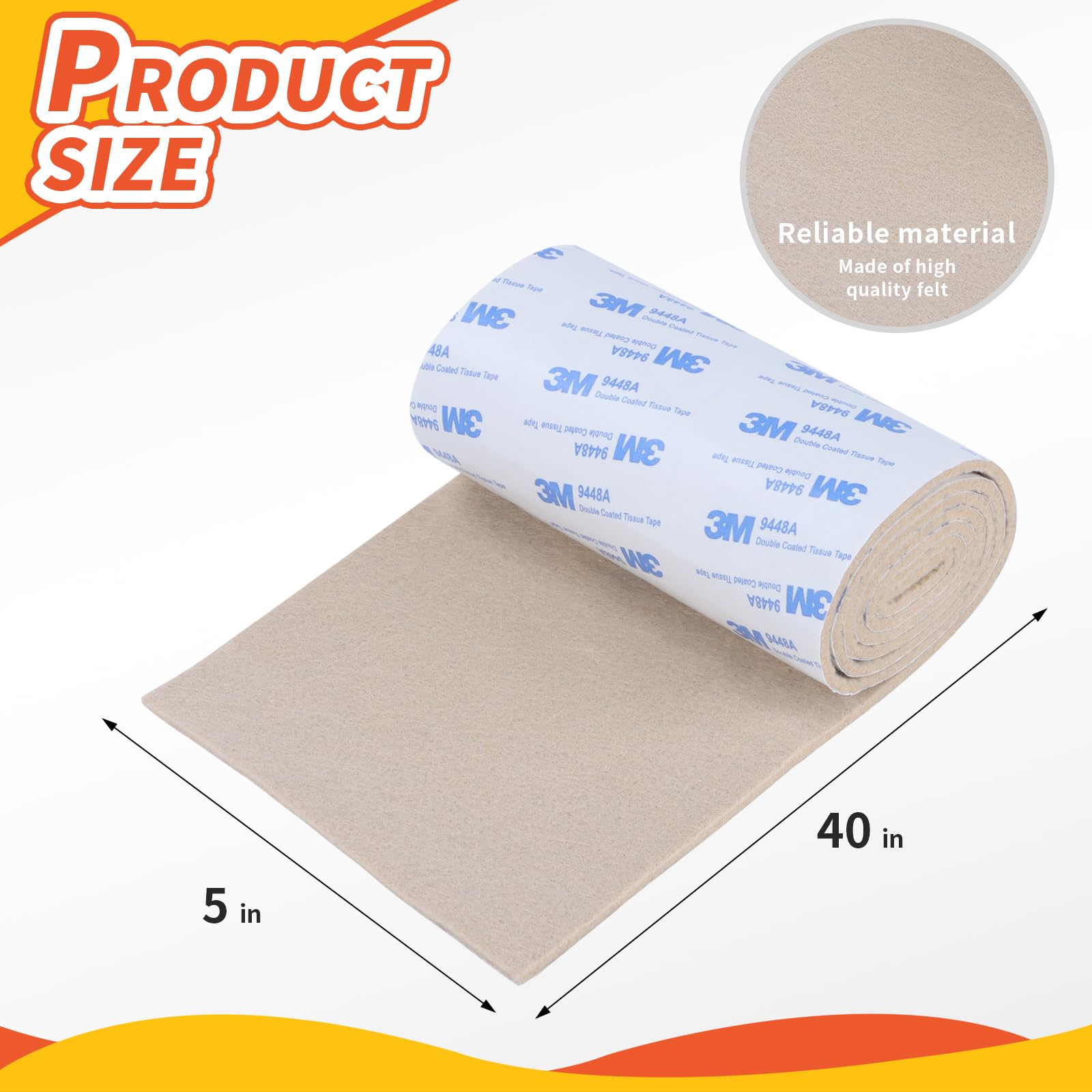 Felt Furniture Pads (2 Count)