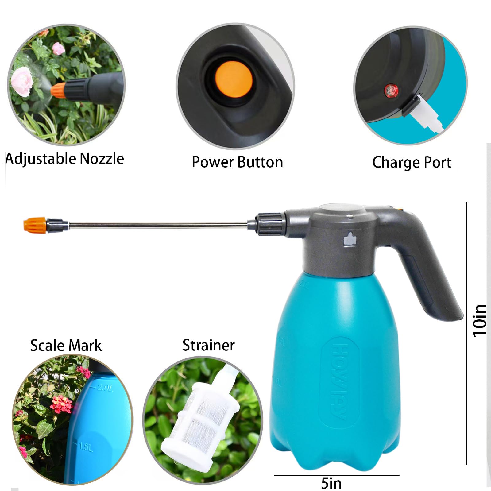ES2 PRO Electric Spray Bottle 2L