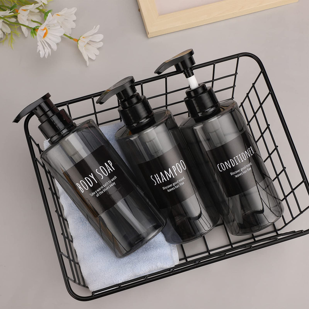 Refillable Shampoo Bottles (3 Count)