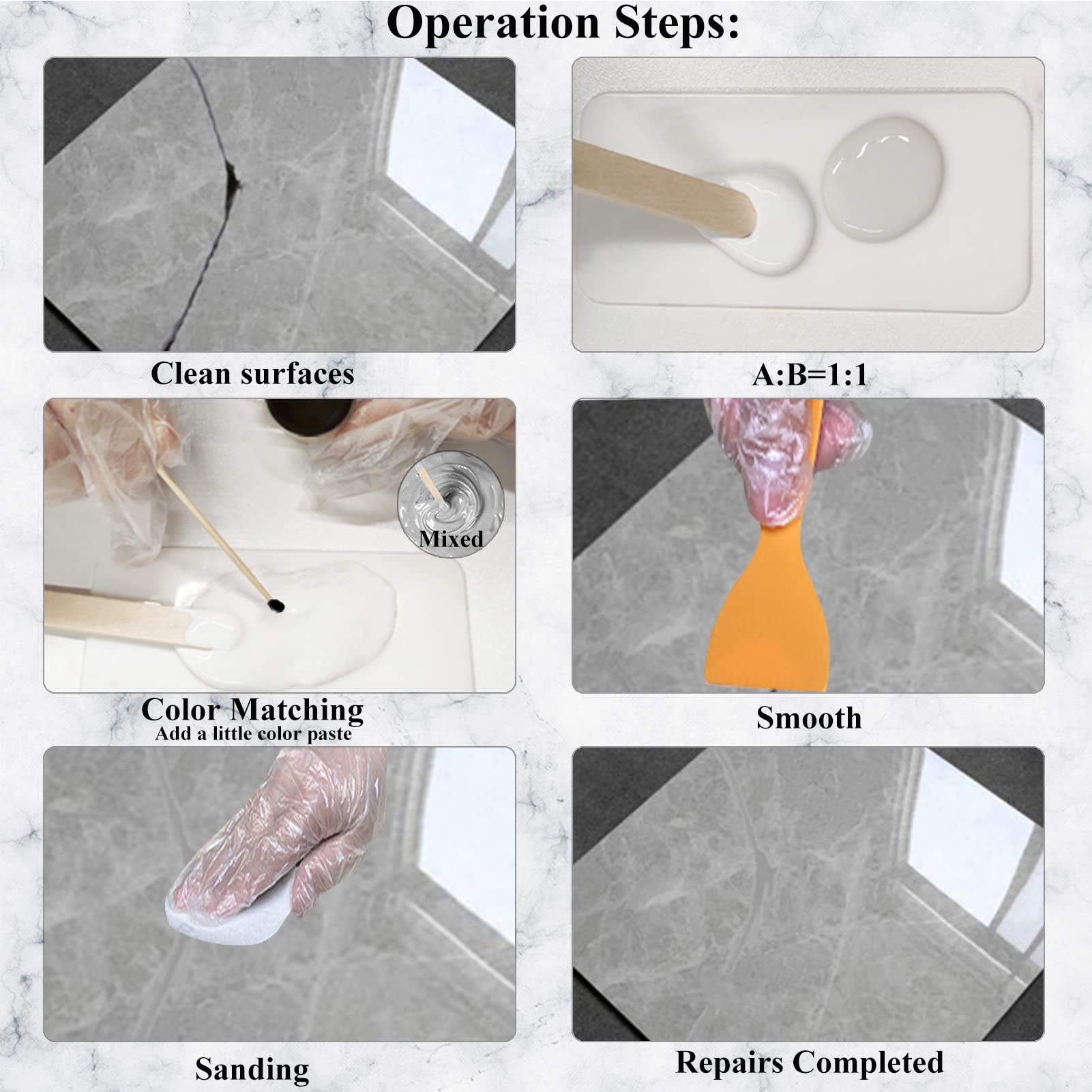 Tub Tile and Shower Repair Kit