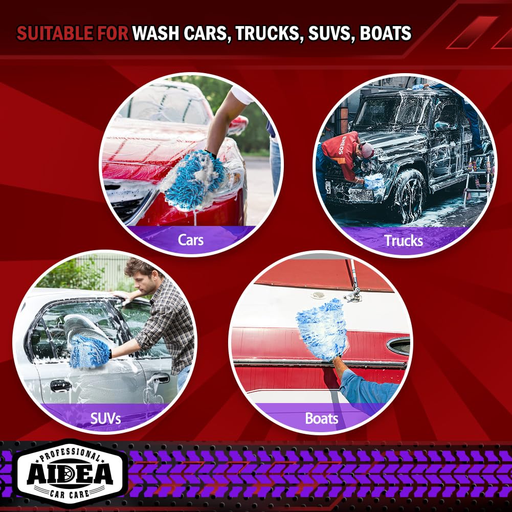 Car Wash Mitt Microfiber