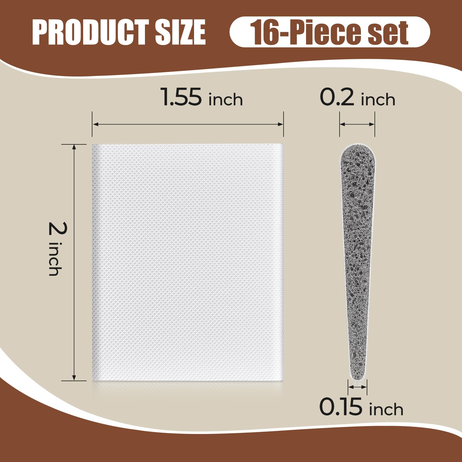 16 Pieces Door Corner Seal Pads Adhesive Weatherstripping