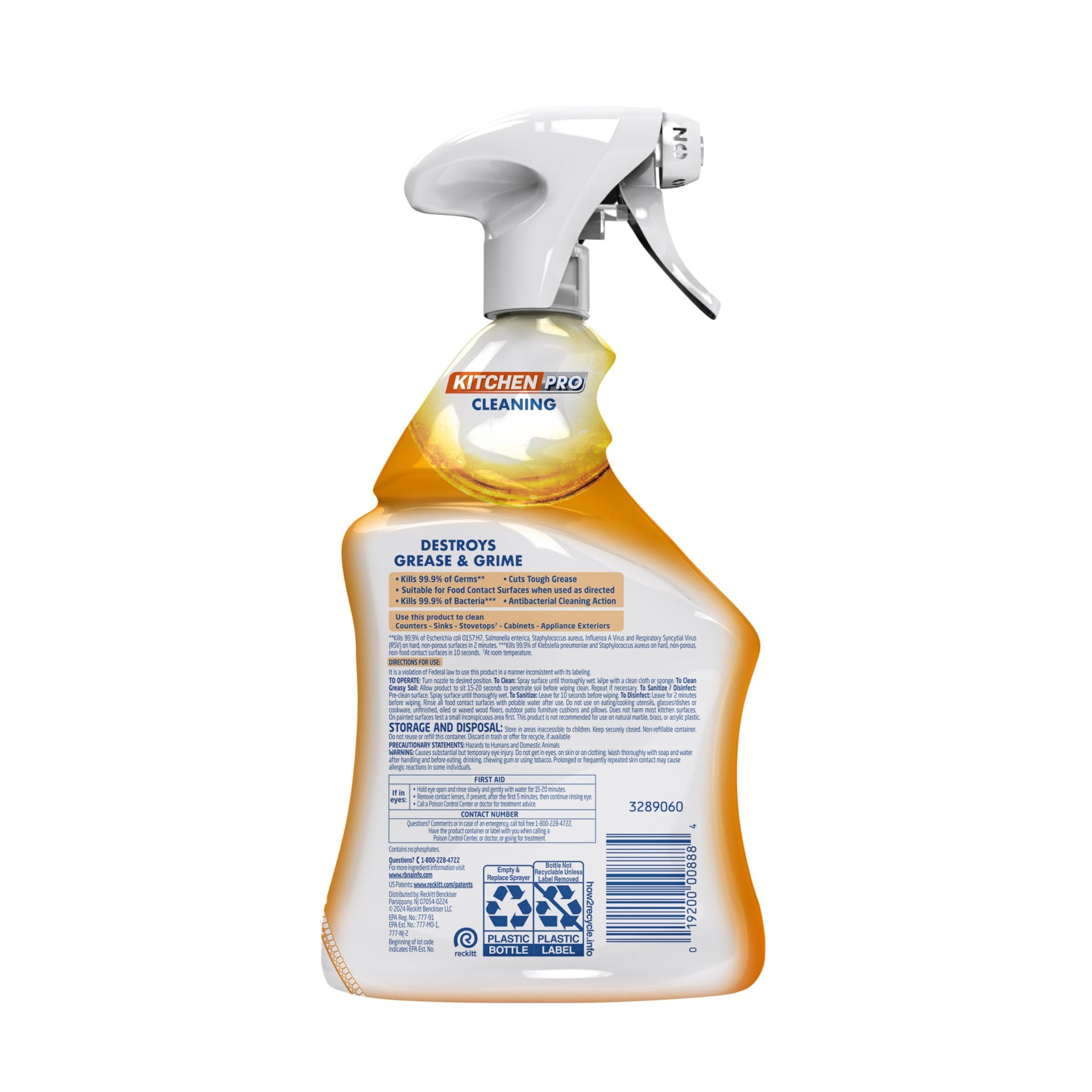 Pro Kitchen Spray Cleaner and Degreaser (22 Ounce)