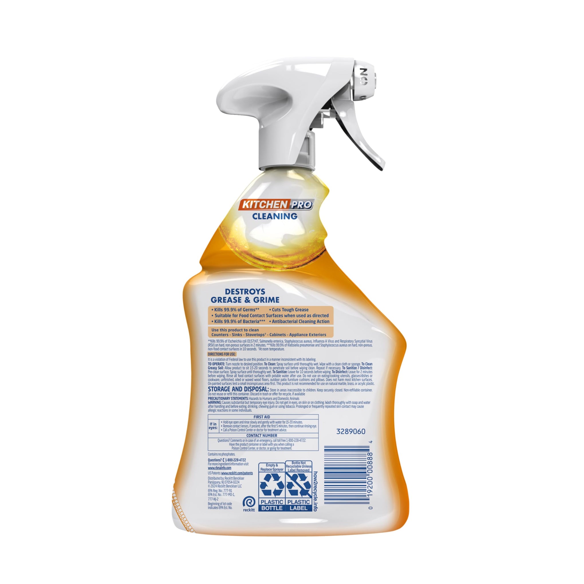 Pro Kitchen Spray Cleaner and Degreaser (22 Ounce)