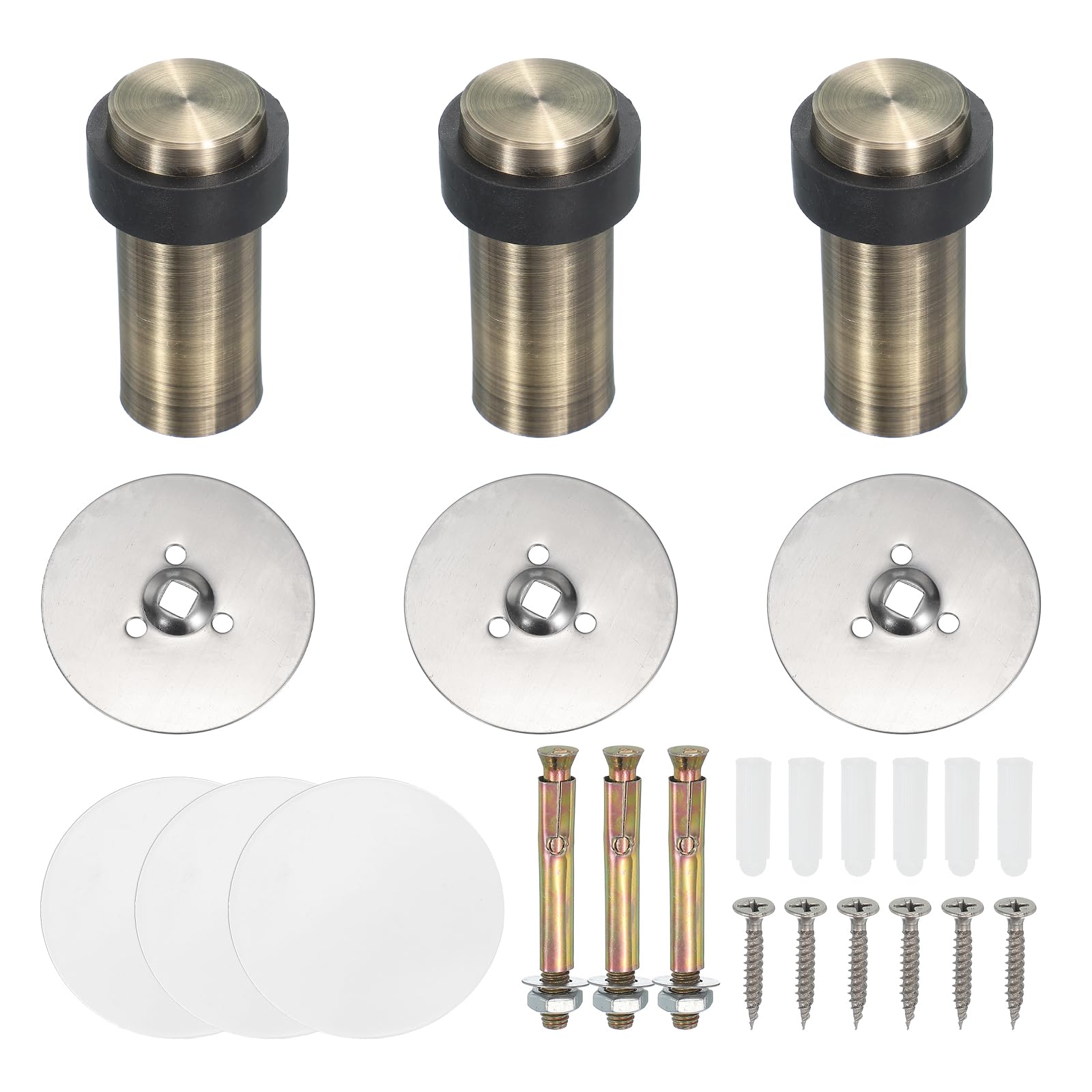 3Set Round Door Stoppers