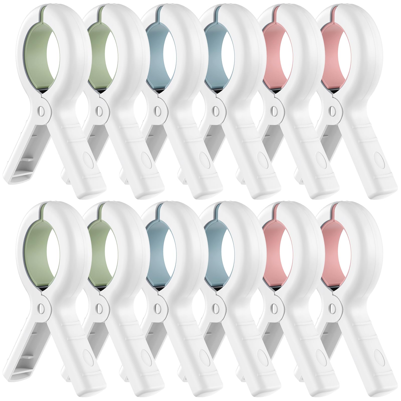 12 Pack Beach Towel Clips (12 Count)