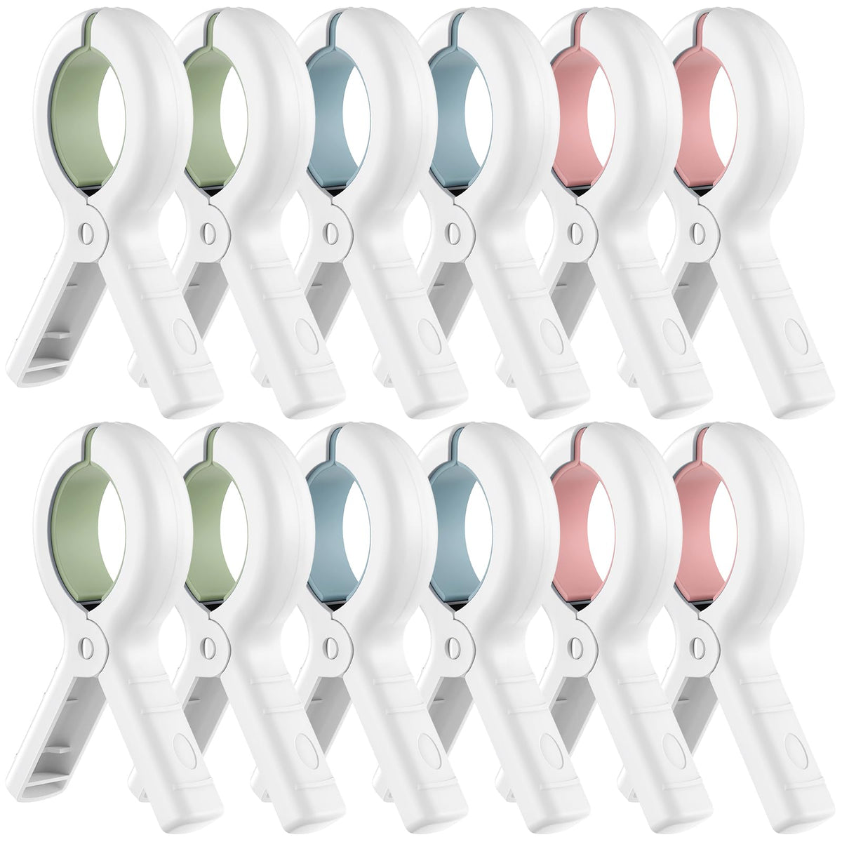12 Pack Beach Towel Clips (12 Count)