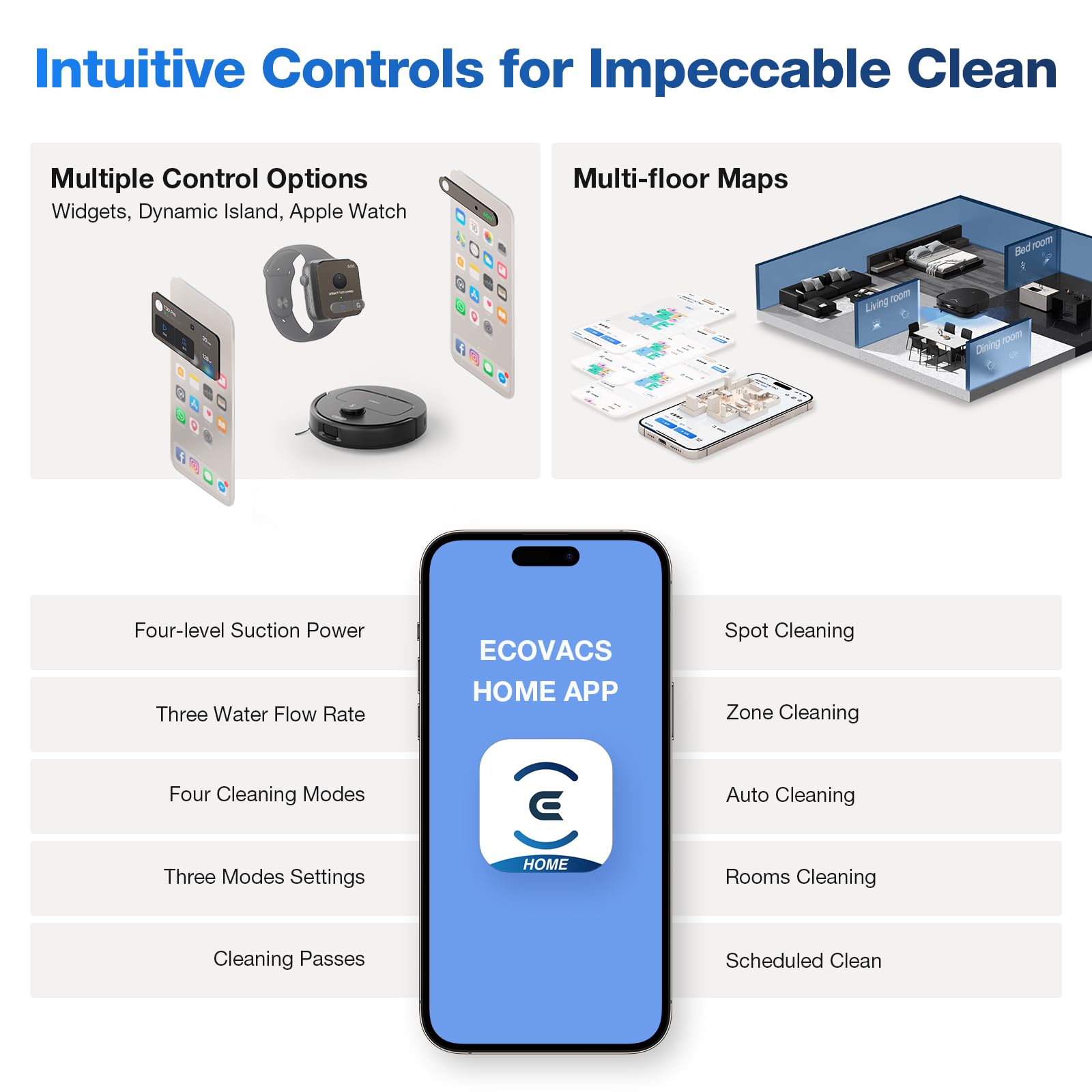DEEBOT N30 Omni Robot Vacuum and Mop