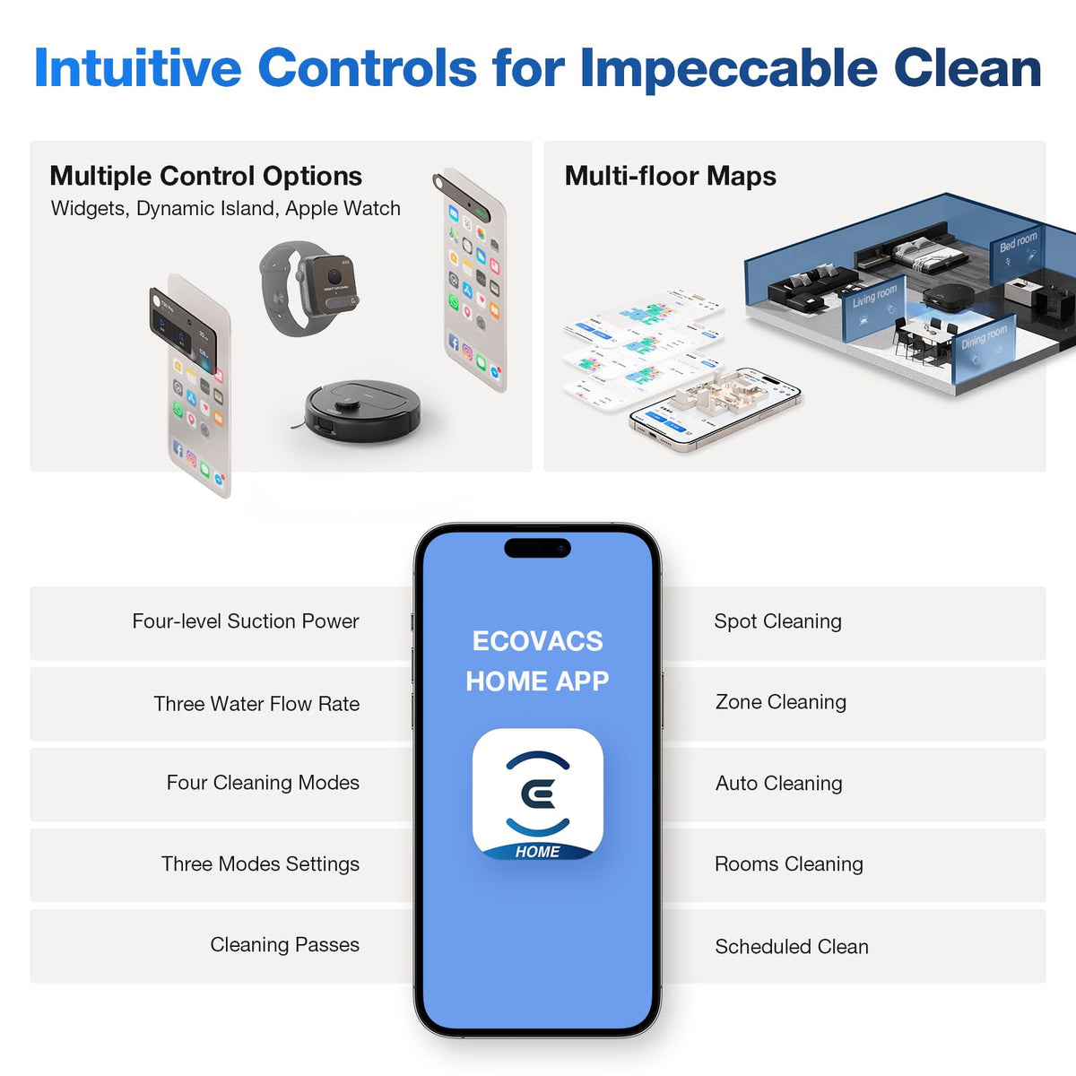 DEEBOT N30 Omni Robot Vacuum and Mop
