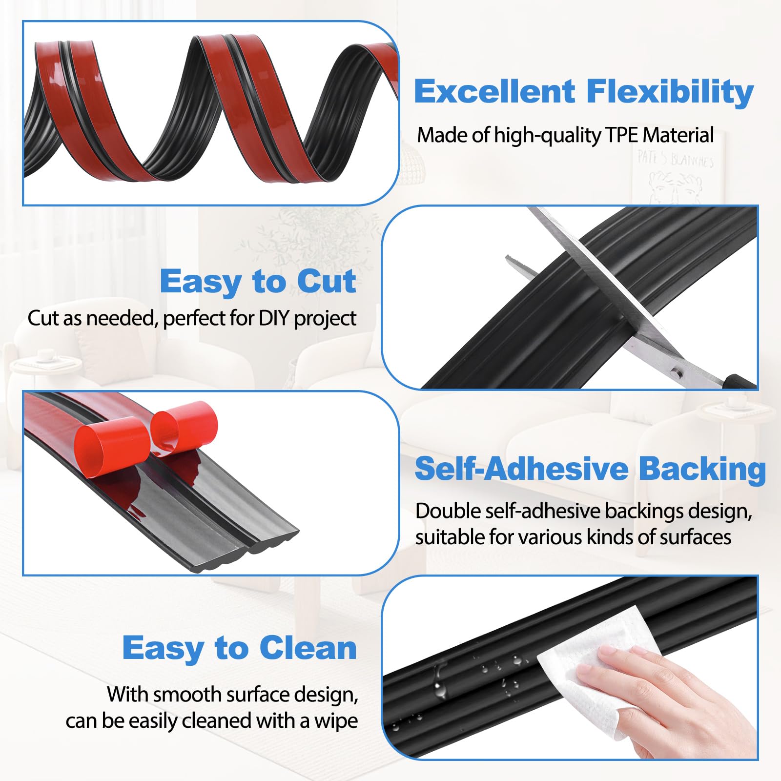 Corner Molding Trim Peel and Stick Wall Corner Protector